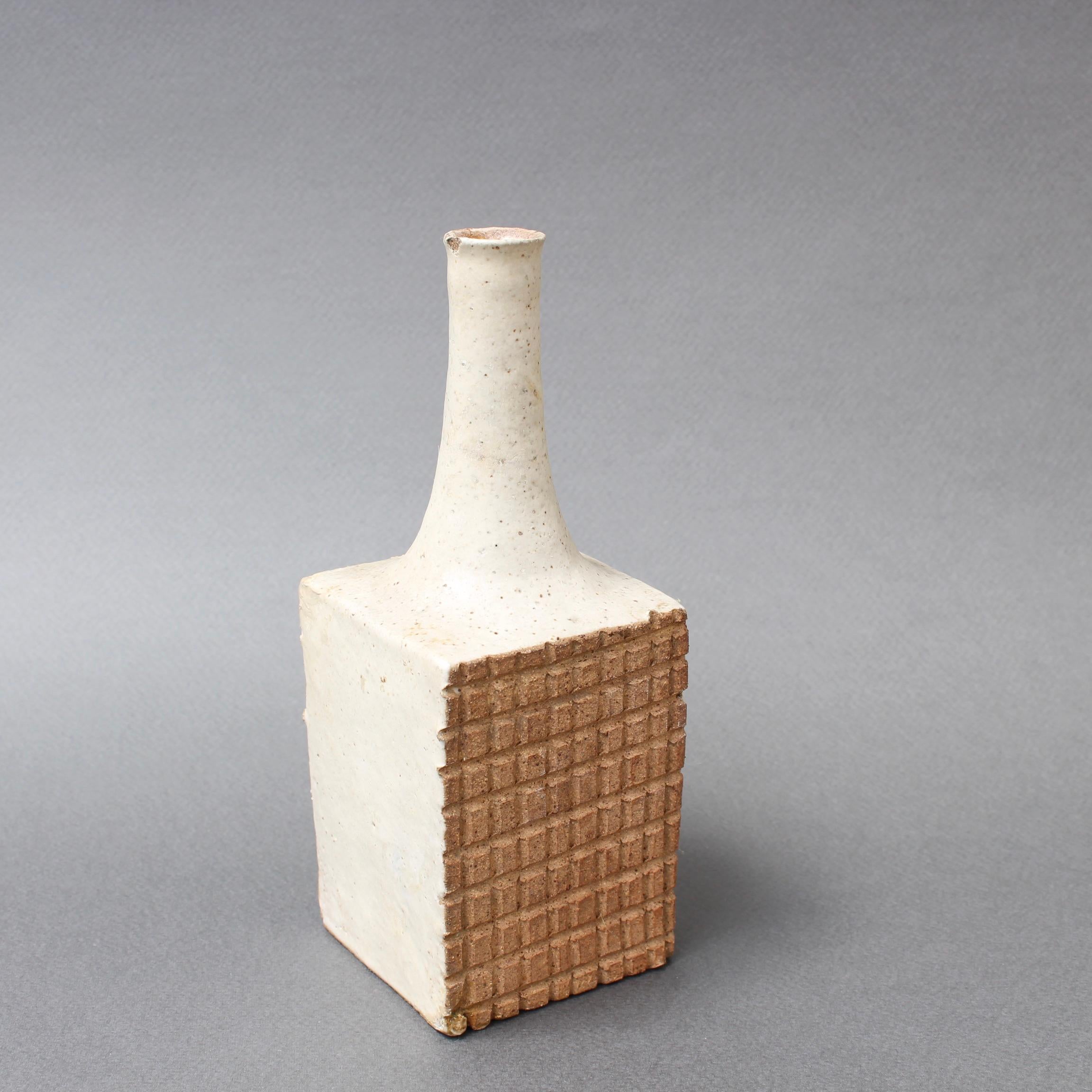 Late 20th Century Italian Ceramic Decorative Bottle by Bruno Gambone 'circa 1980s', Small