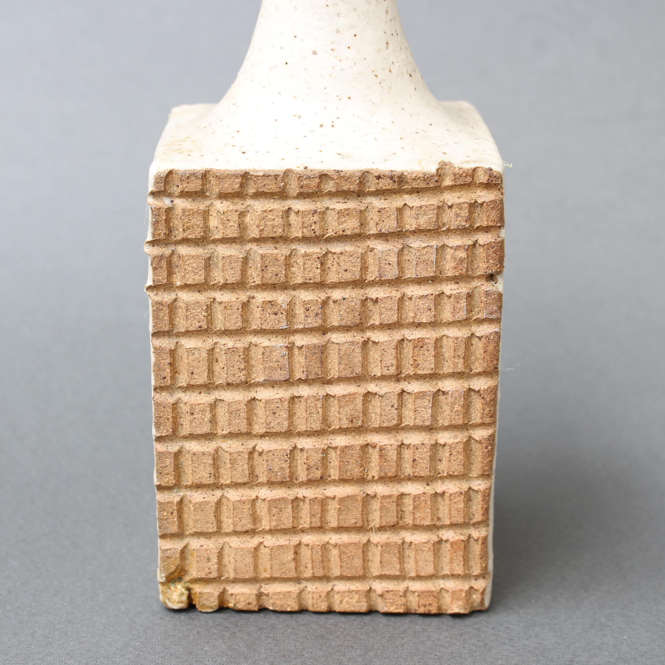 Italian Ceramic Decorative Bottle by Bruno Gambone 'circa 1980s', Small 4