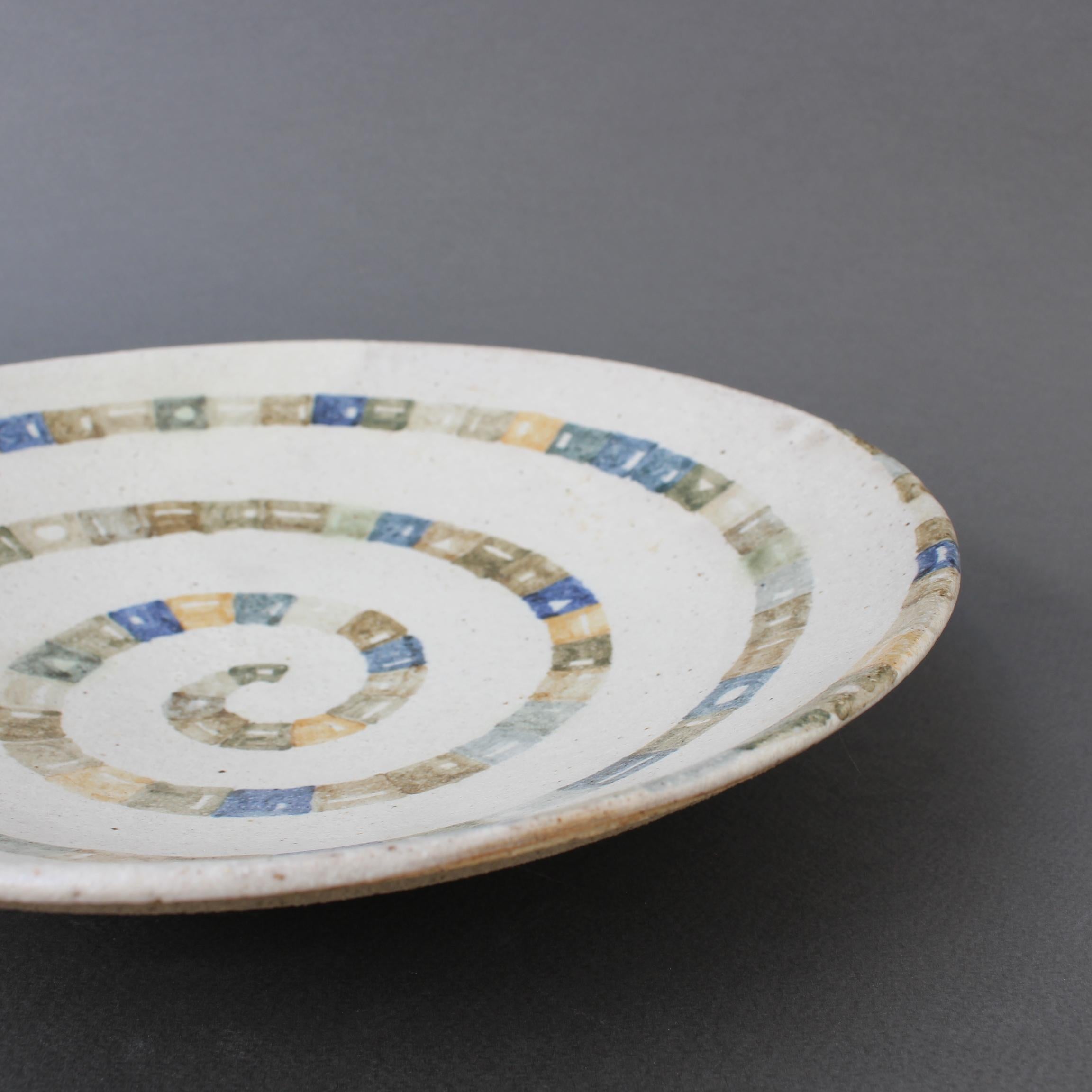 Italian Ceramic Decorative Bowl by Bruno Gambone (circa 1980s) For Sale 13