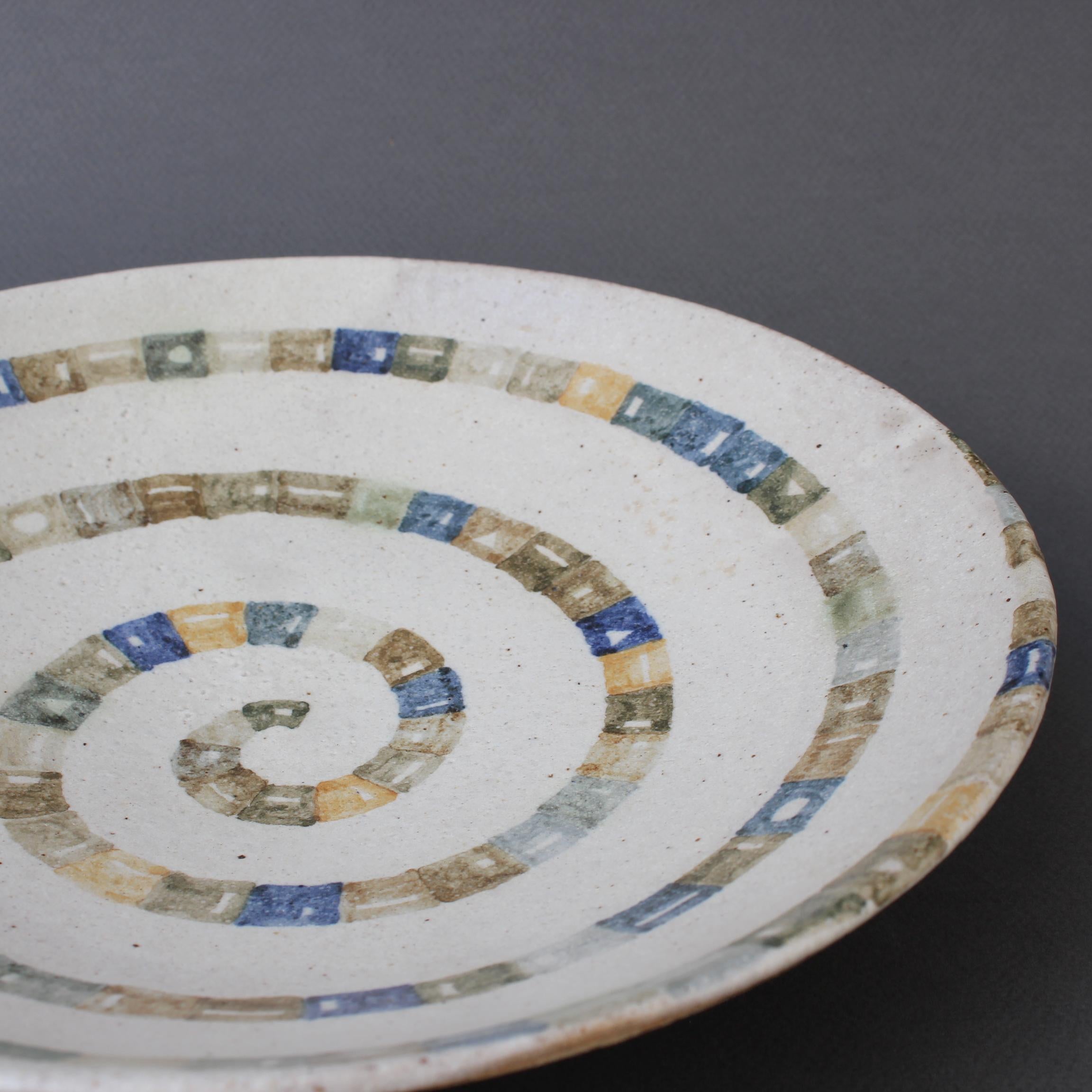 Italian Ceramic Decorative Bowl by Bruno Gambone (circa 1980s) For Sale 14