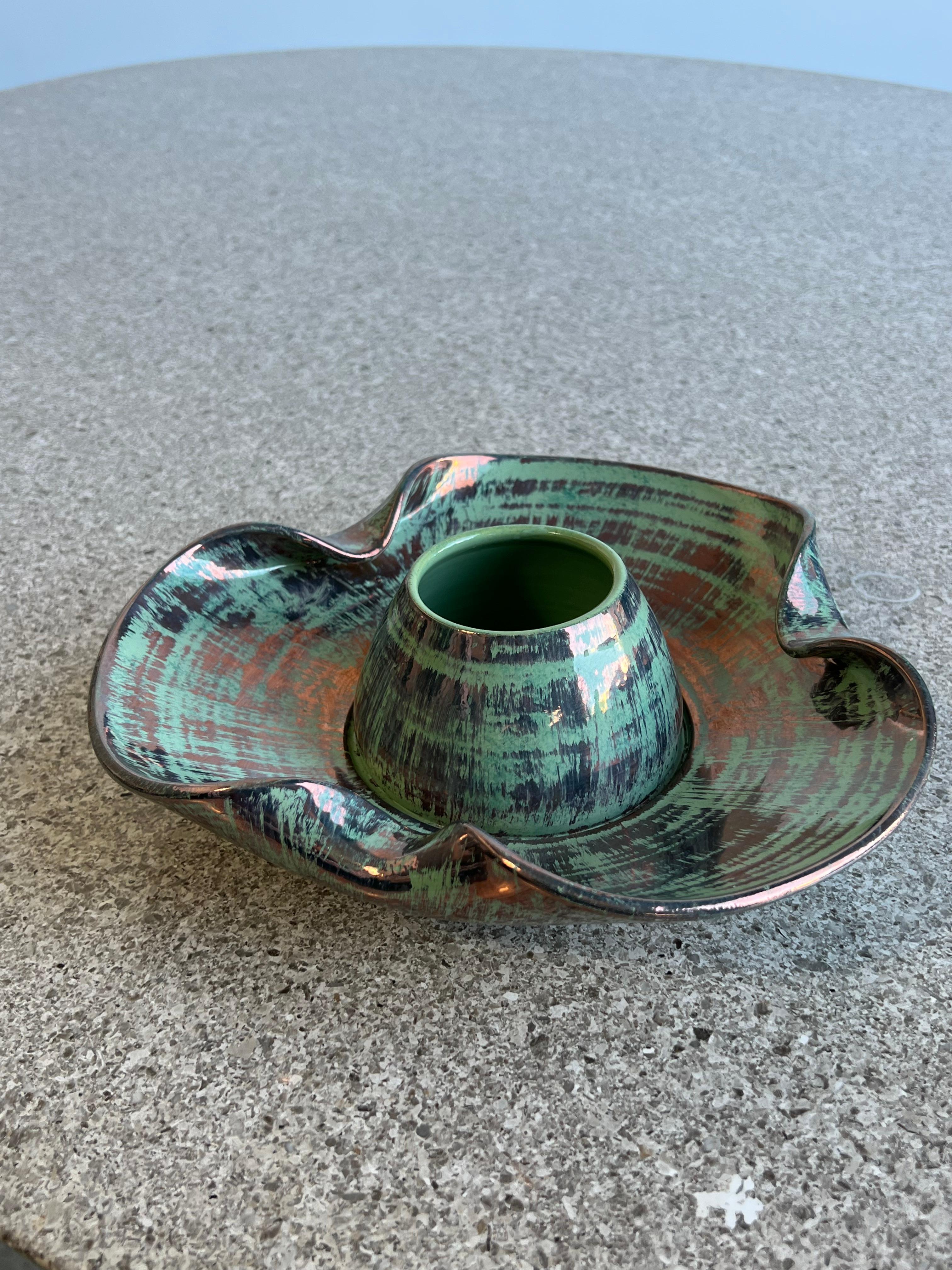 Italian Ceramic Decorative Bowl In Good Condition For Sale In Byron Bay, NSW