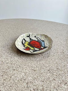 Italian Ceramic Decorative Dish, 1960s
