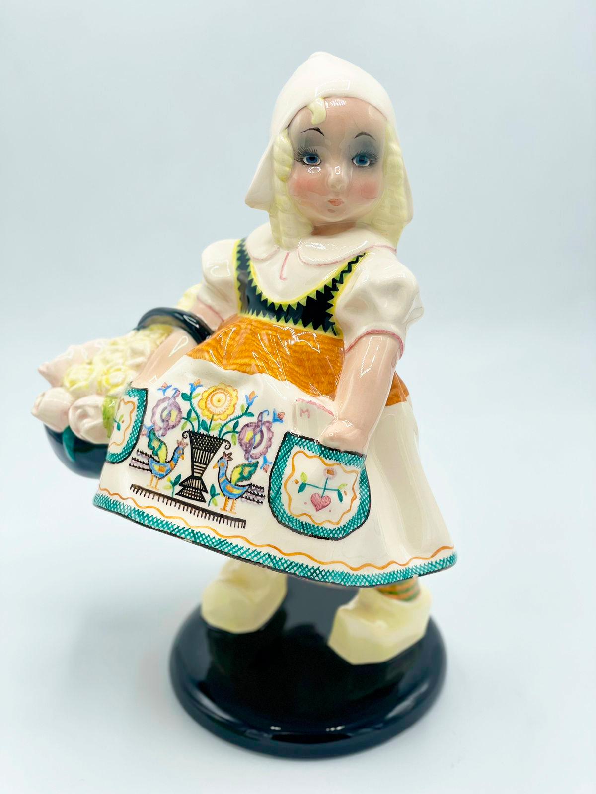  Italian ceramic Essevi Sandro Vacchetti 1930 Dutch little girl For Sale 1