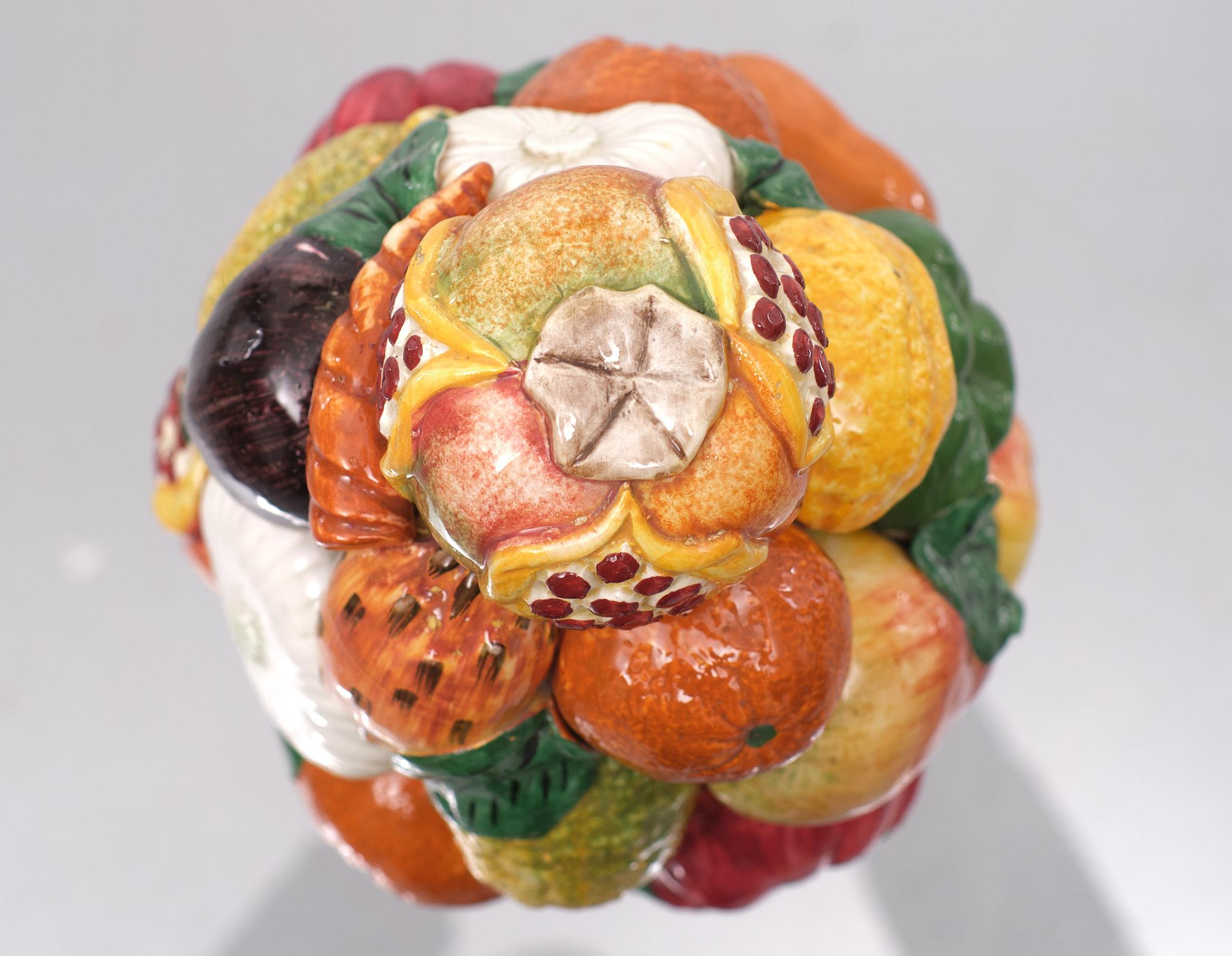 Italienische Keramik  Obstkörbe Bassano Zortea 1950er Jahre Italien   (Moderne der Mitte des Jahrhunderts) im Angebot