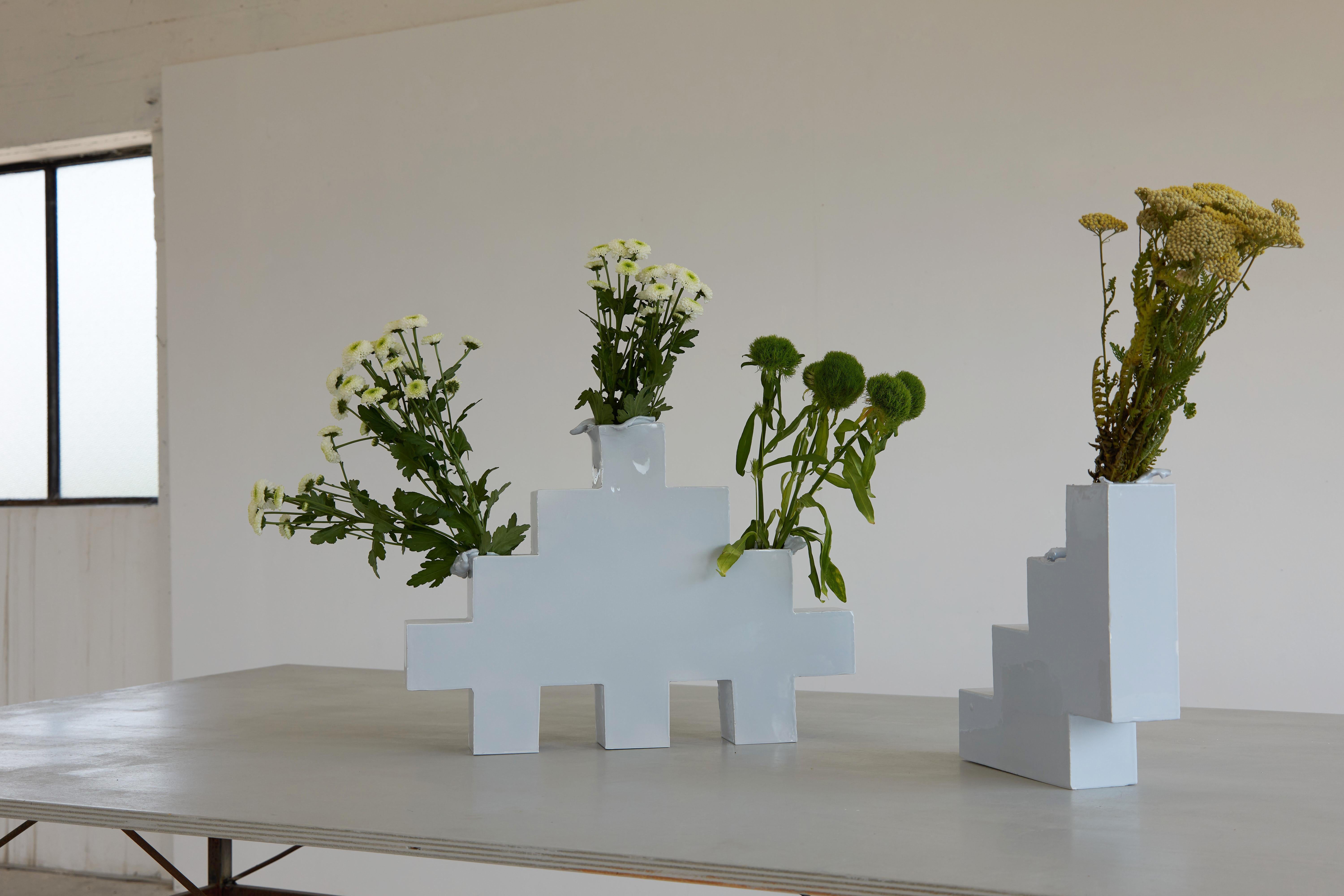 Vase géométrique italien de l'artiste Jenna Basso Pietrobon en vente 1