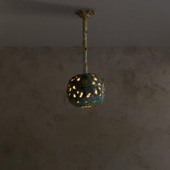 Italian Ceramic Globe Pendant by Umberto Ghersi, 1970s