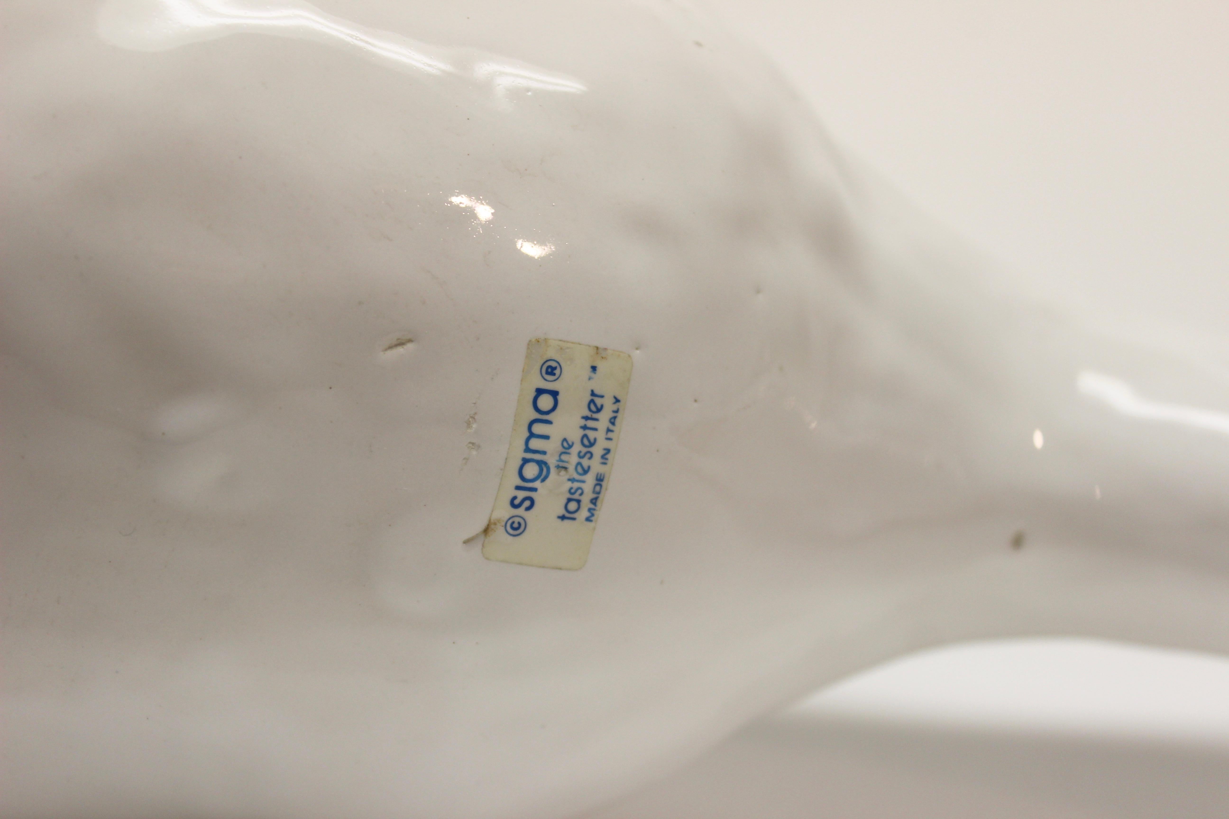 Italian Ceramic Goose In Good Condition For Sale In East Hampton, NY