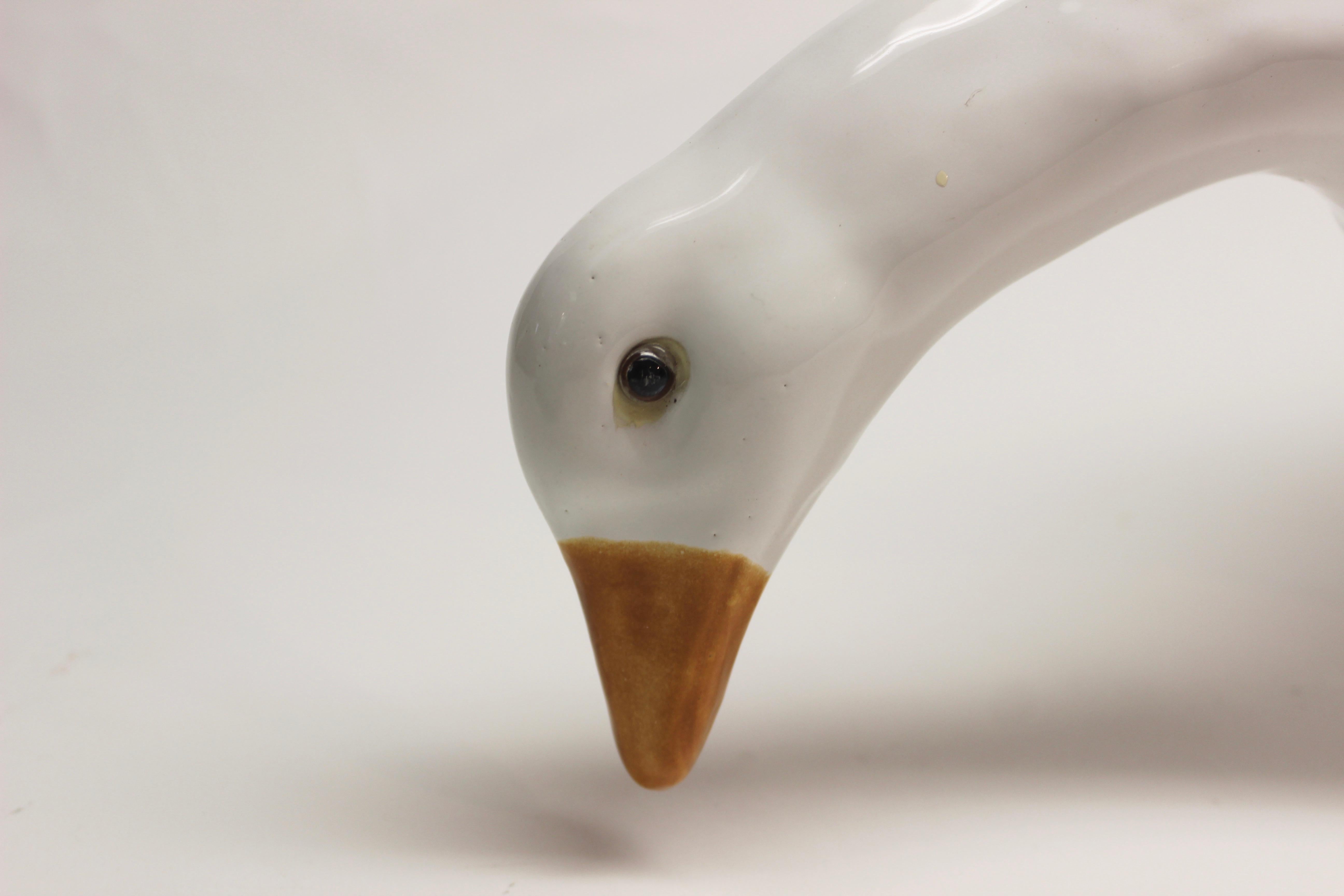 20th Century Italian Ceramic Goose For Sale