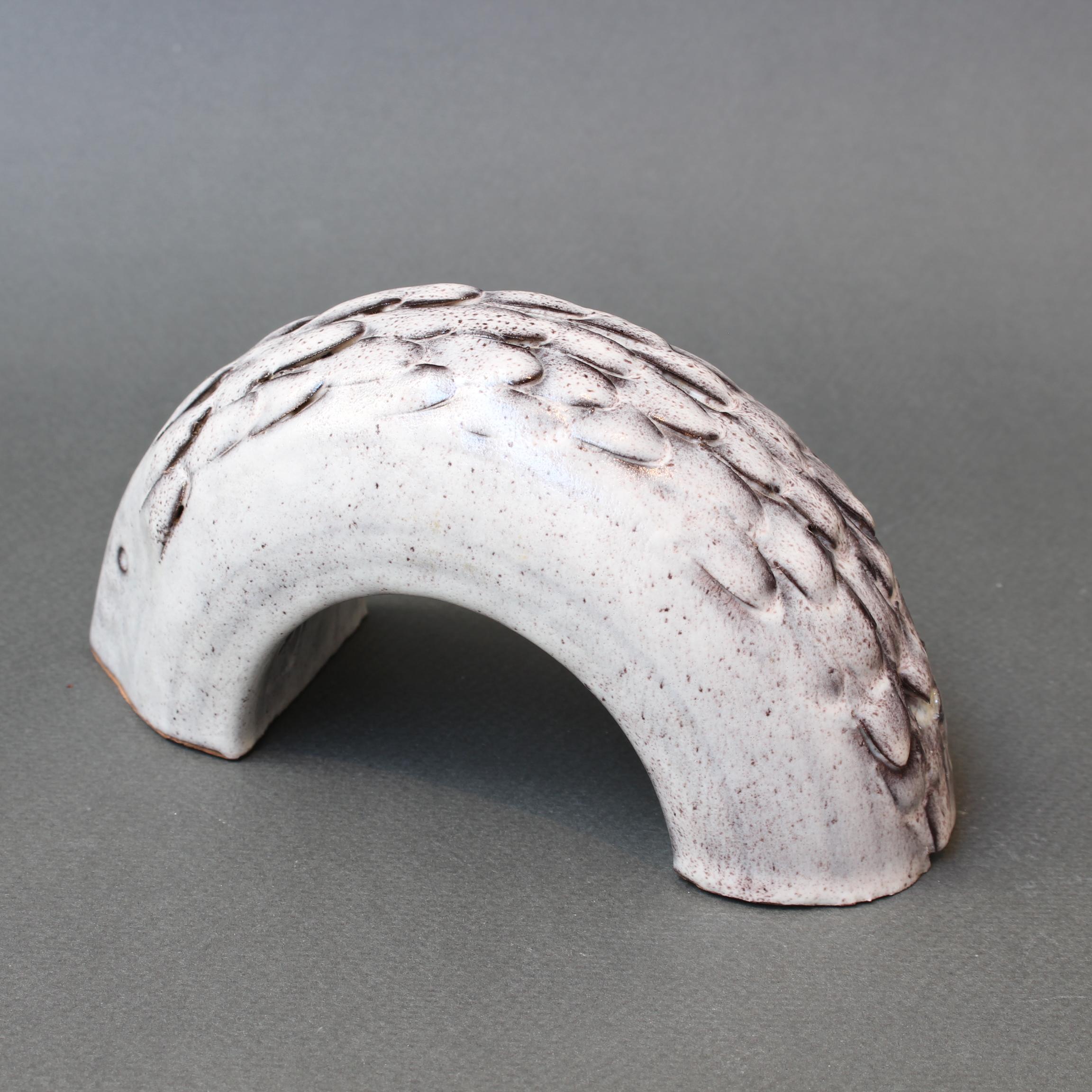 Italian Ceramic Hedgehog by Alessio Tasca 'circa 1970s' For Sale 1