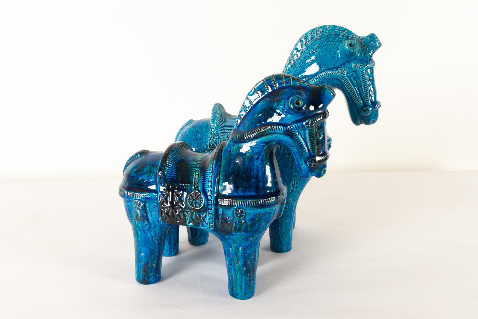 Italian Ceramic Horse Figurine by Aldo Londi for Bitossi, 1960s 7