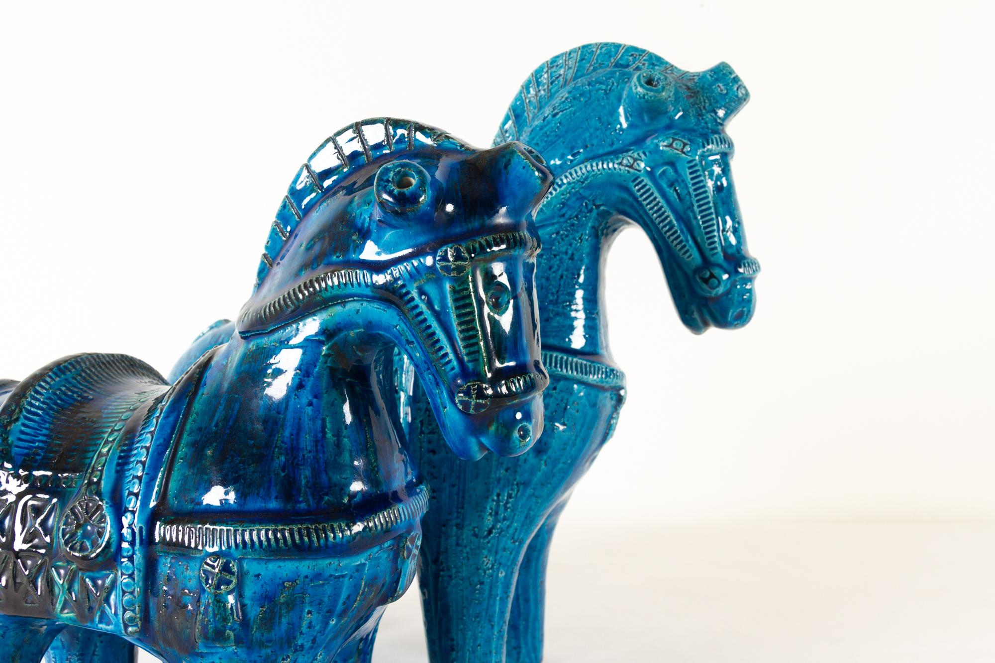 Italian Ceramic Horse Figurine by Aldo Londi for Bitossi, 1960s 8