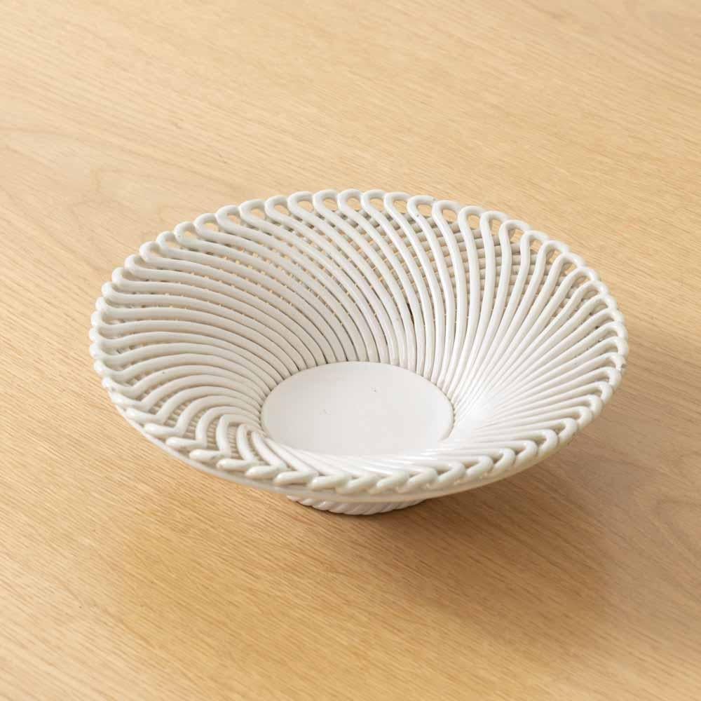 Italienische Keramik-Gitterschale im Angebot 7