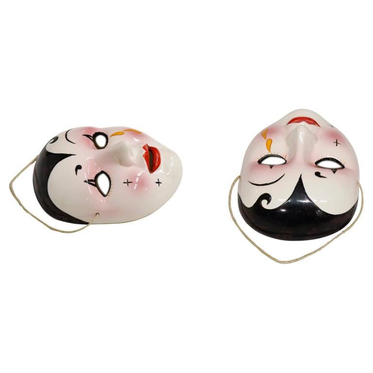 20ième siècle Masques en céramique italienne en vente