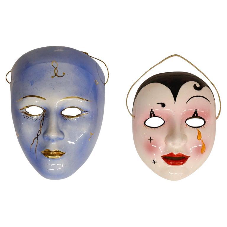 Italian Ceramic Masks