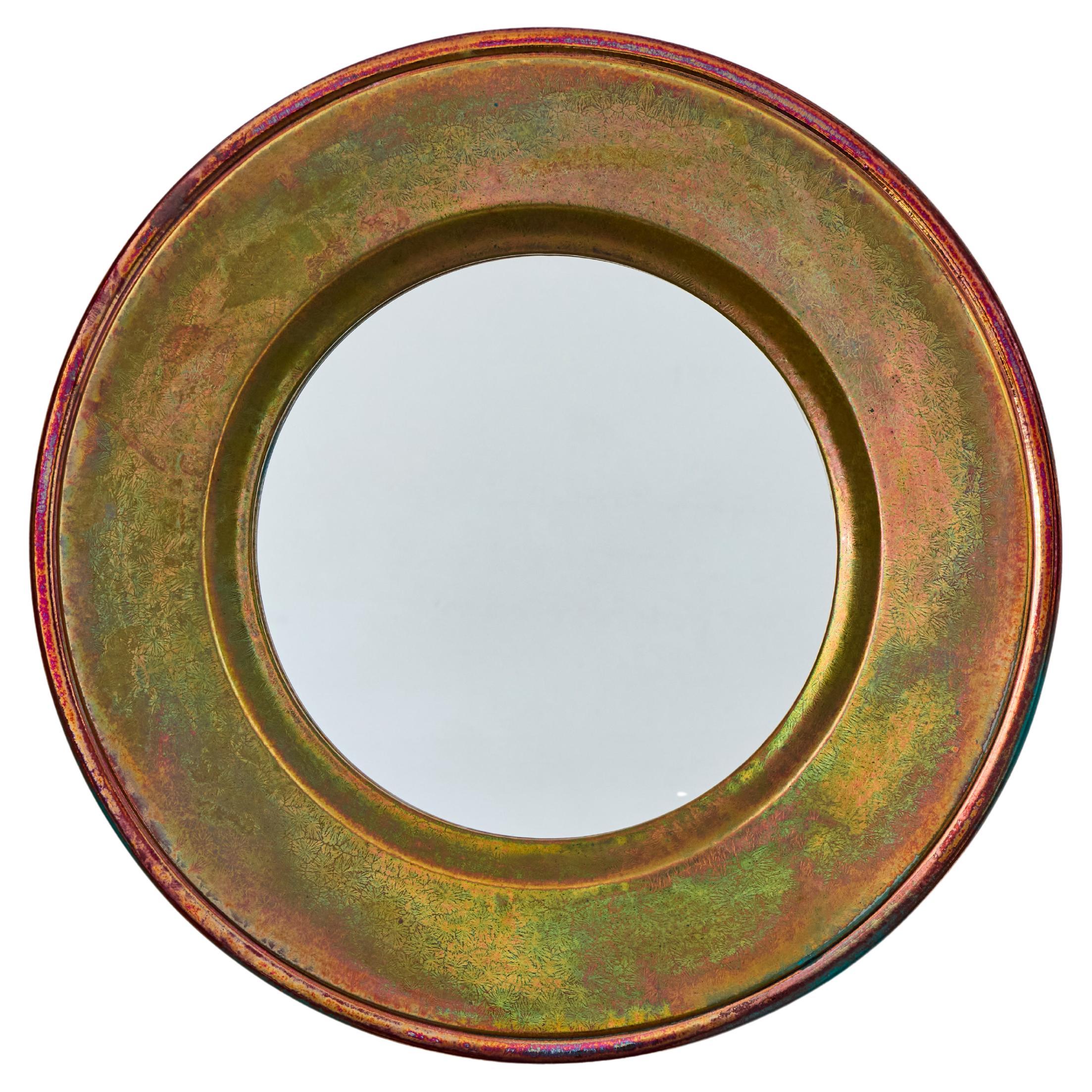 Miroir italien en céramique de Giancarlo Piani