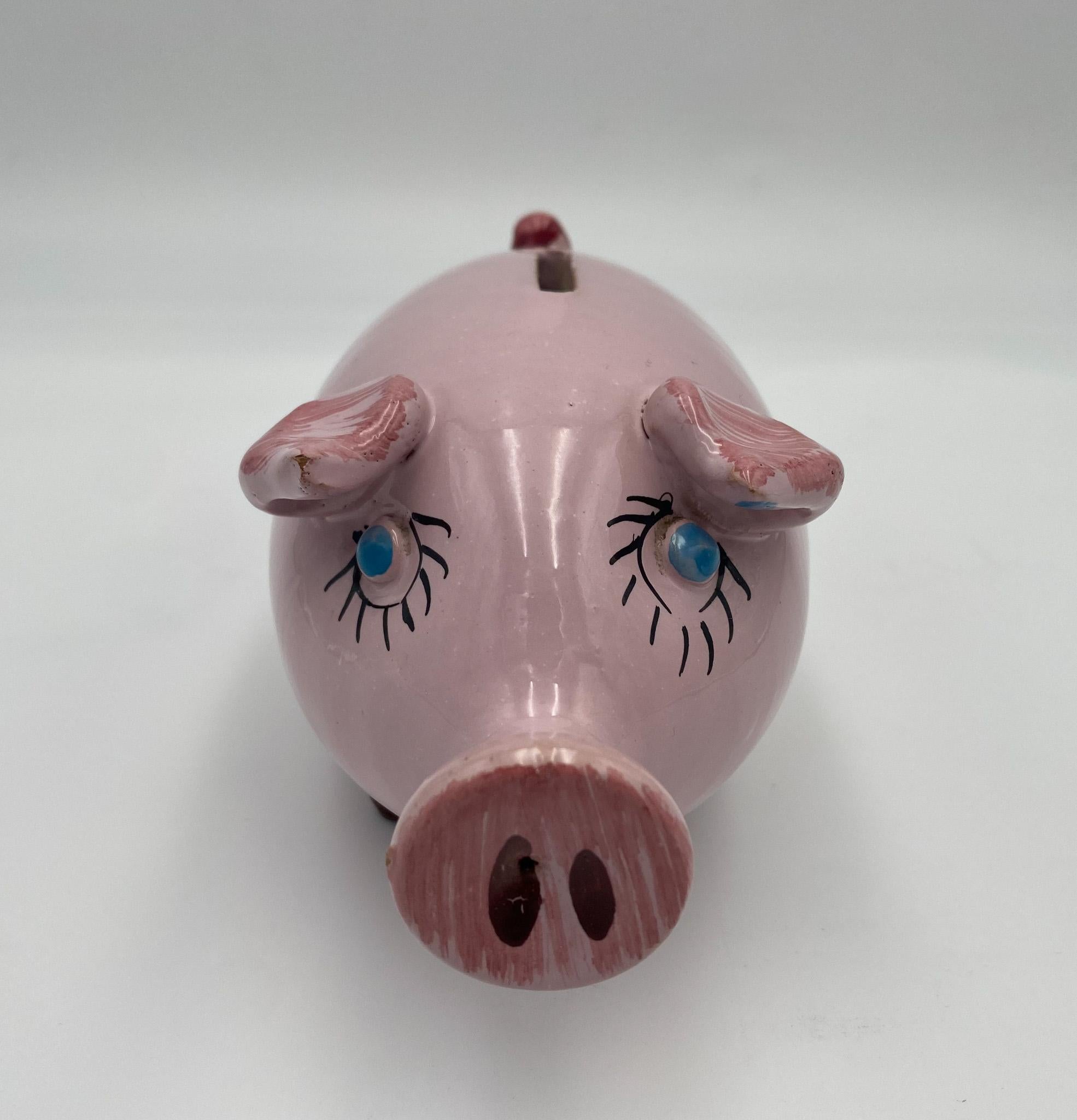 Italian Ceramic Piggy Bank, Italy, 1970's  2