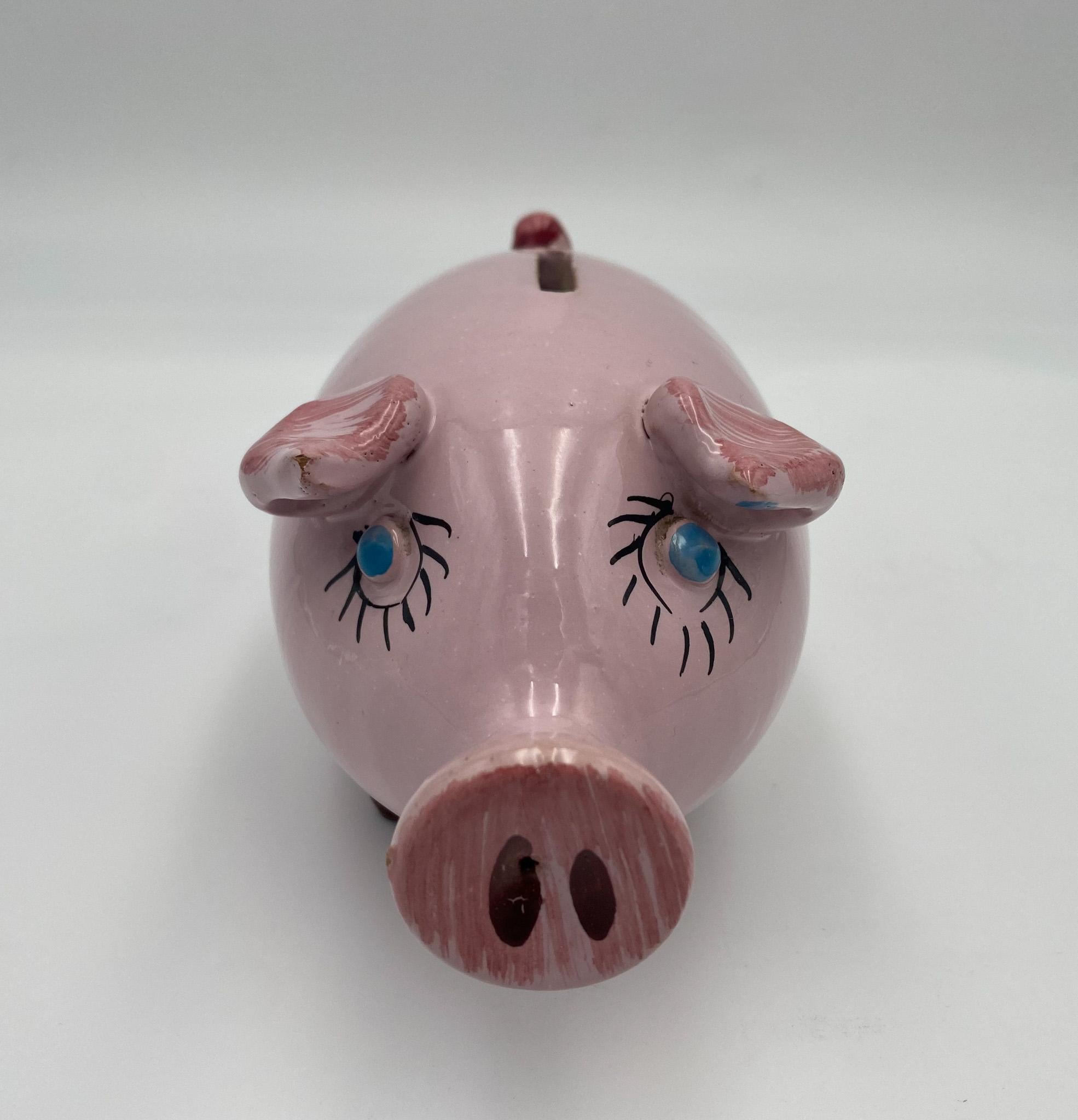 Italian Ceramic Piggy Bank, Italy, 1970's 2