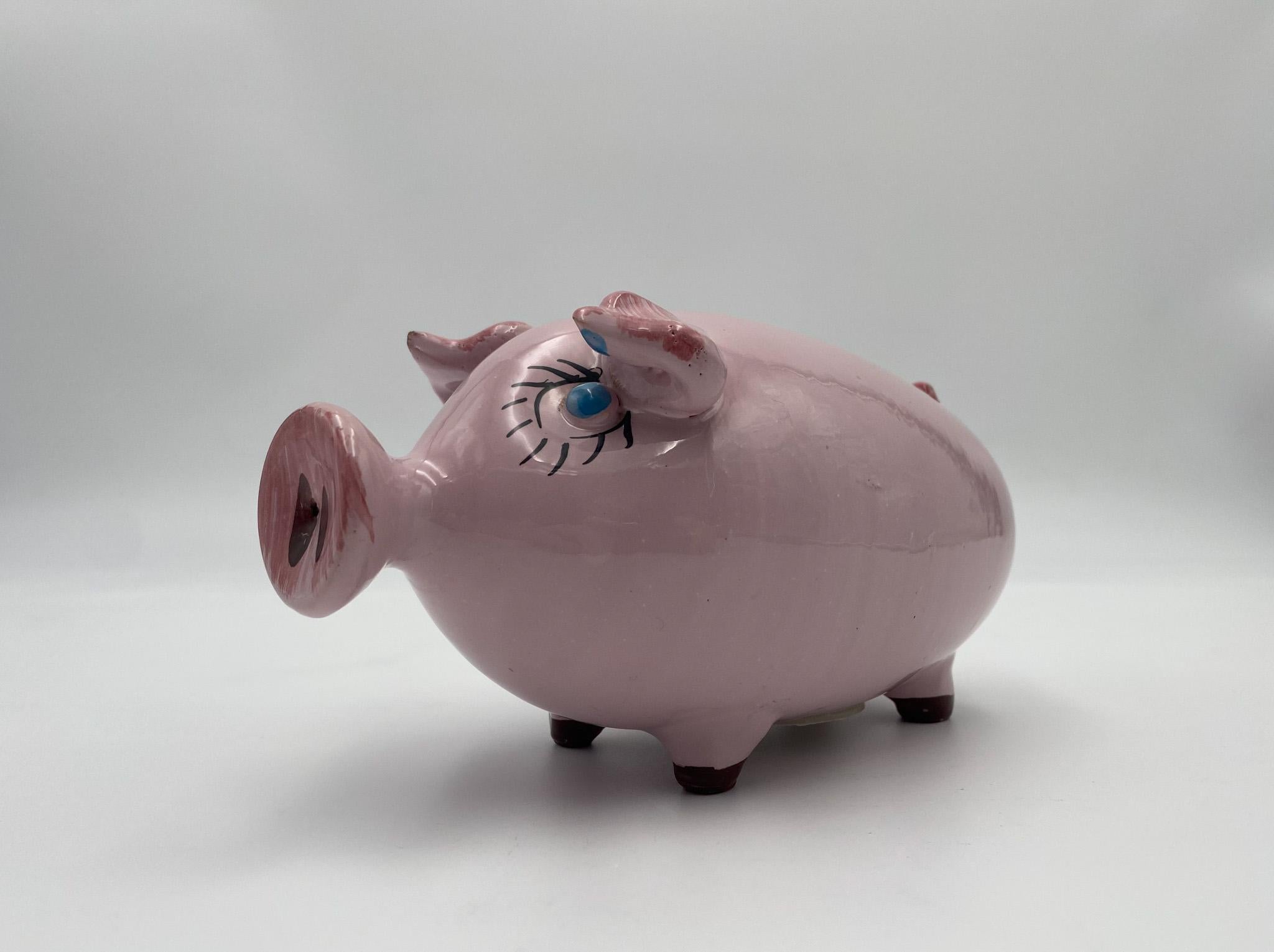 Italian Ceramic Piggy Bank, Italy, 1970's  3