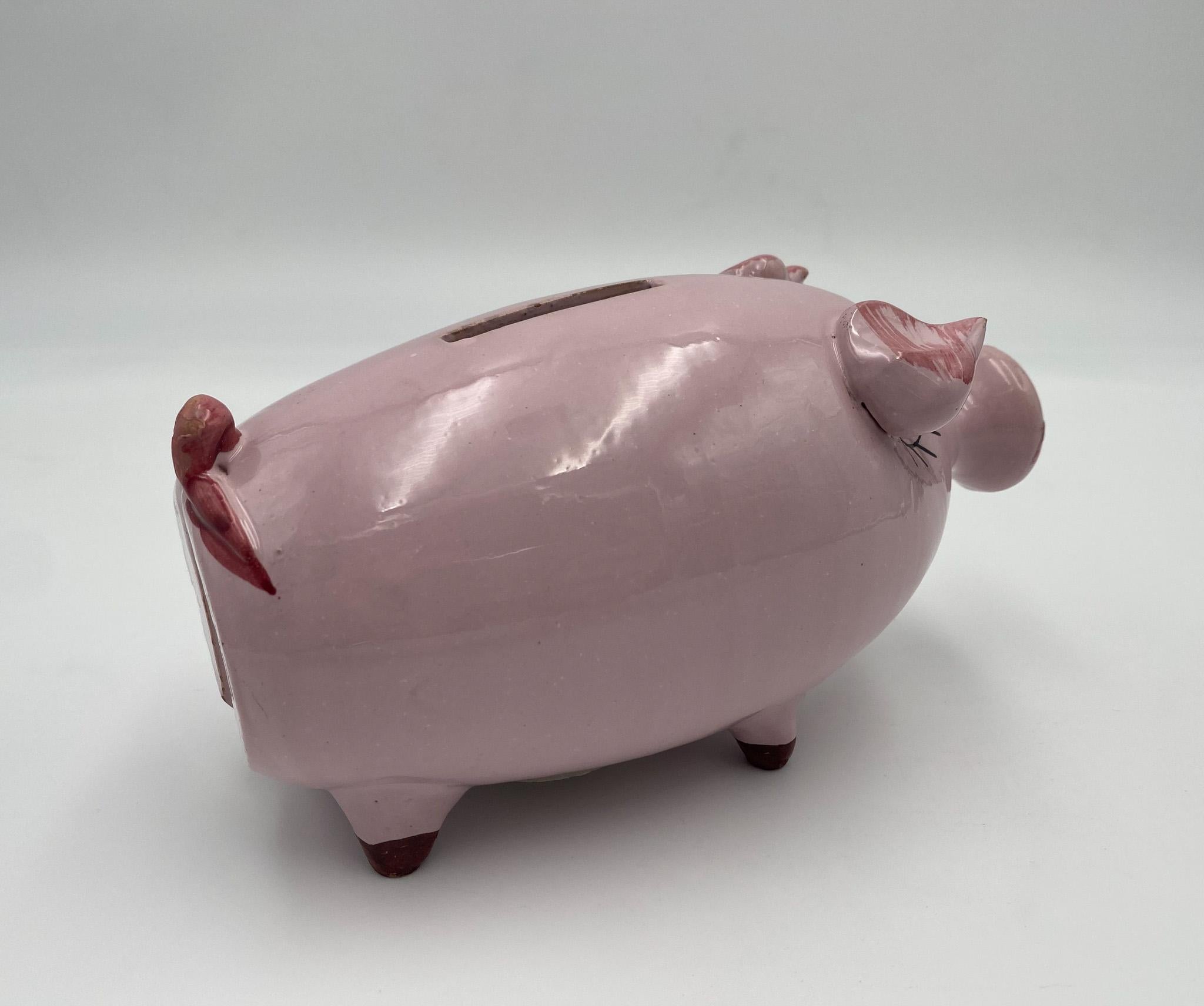 Italian Ceramic Piggy Bank, Italy, 1970's  6
