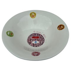 Plato de cerámica italiana Pieza única de Gianni Cella