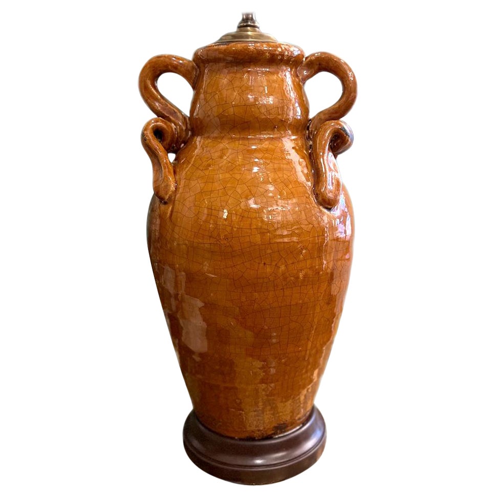 Italian Ceramic Porcelain Lamp