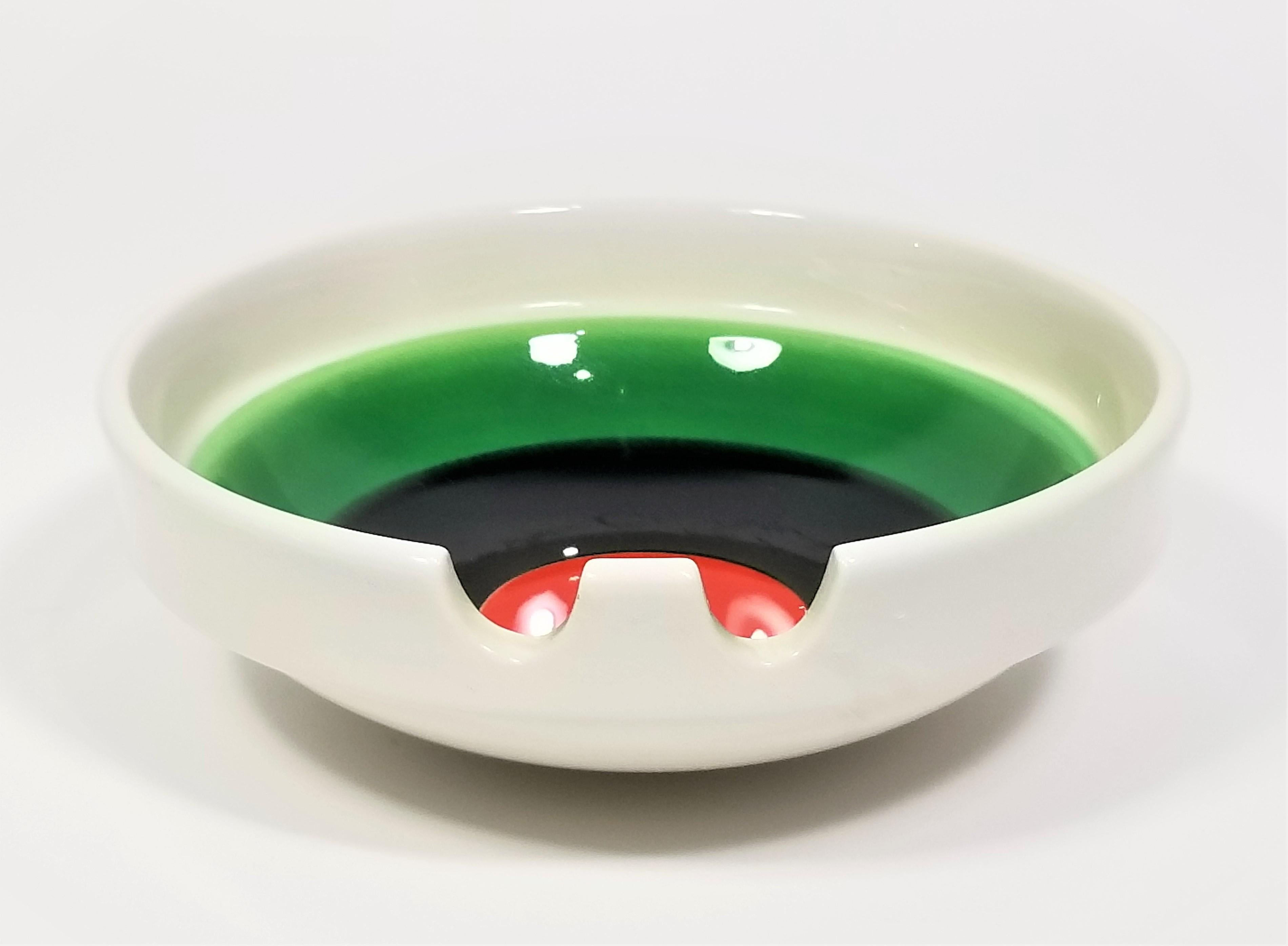 3teiliger Aschenbecher aus italienischer Keramik, Kollektion italienischer Keramik, hergestellt in Italien im Angebot 7