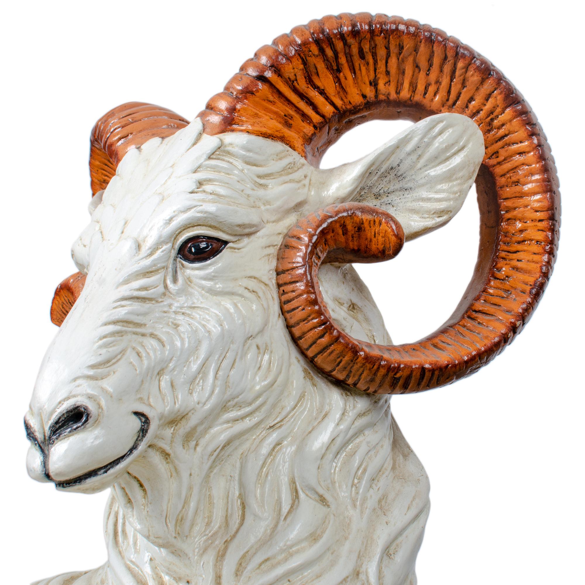 Italian Ceramic Ram For Sale 5