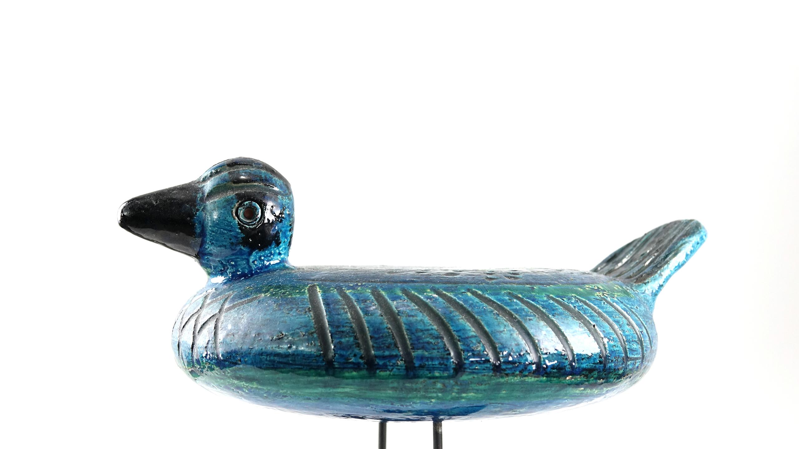 Italian Ceramic Rimini Blue Collection Duck by Aldo Londi Bitossi 6
