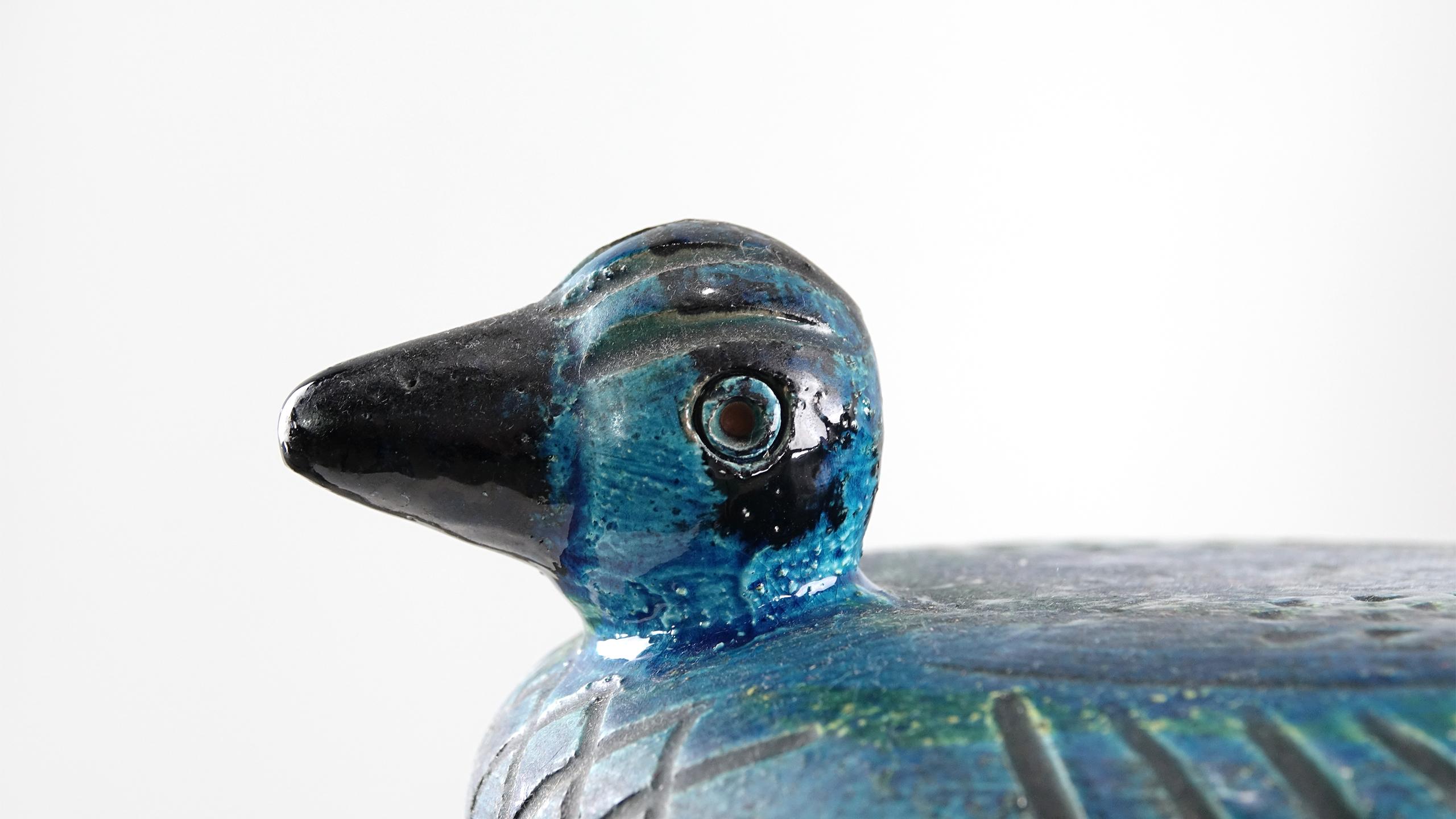 Italian Ceramic Rimini Blue Collection Duck by Aldo Londi Bitossi 1