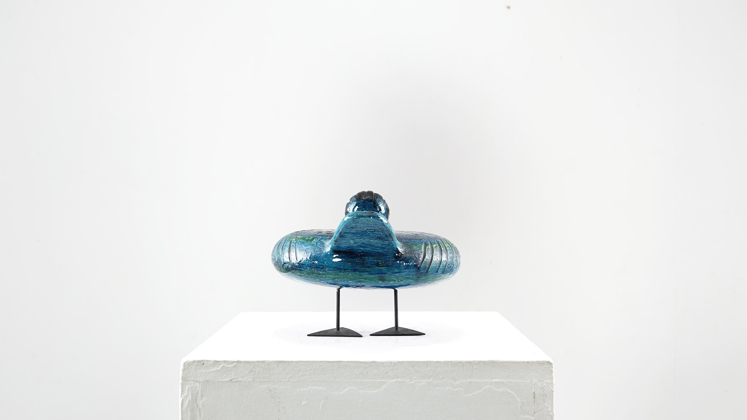 Italian Ceramic Rimini Blue Collection Duck by Aldo Londi Bitossi 2