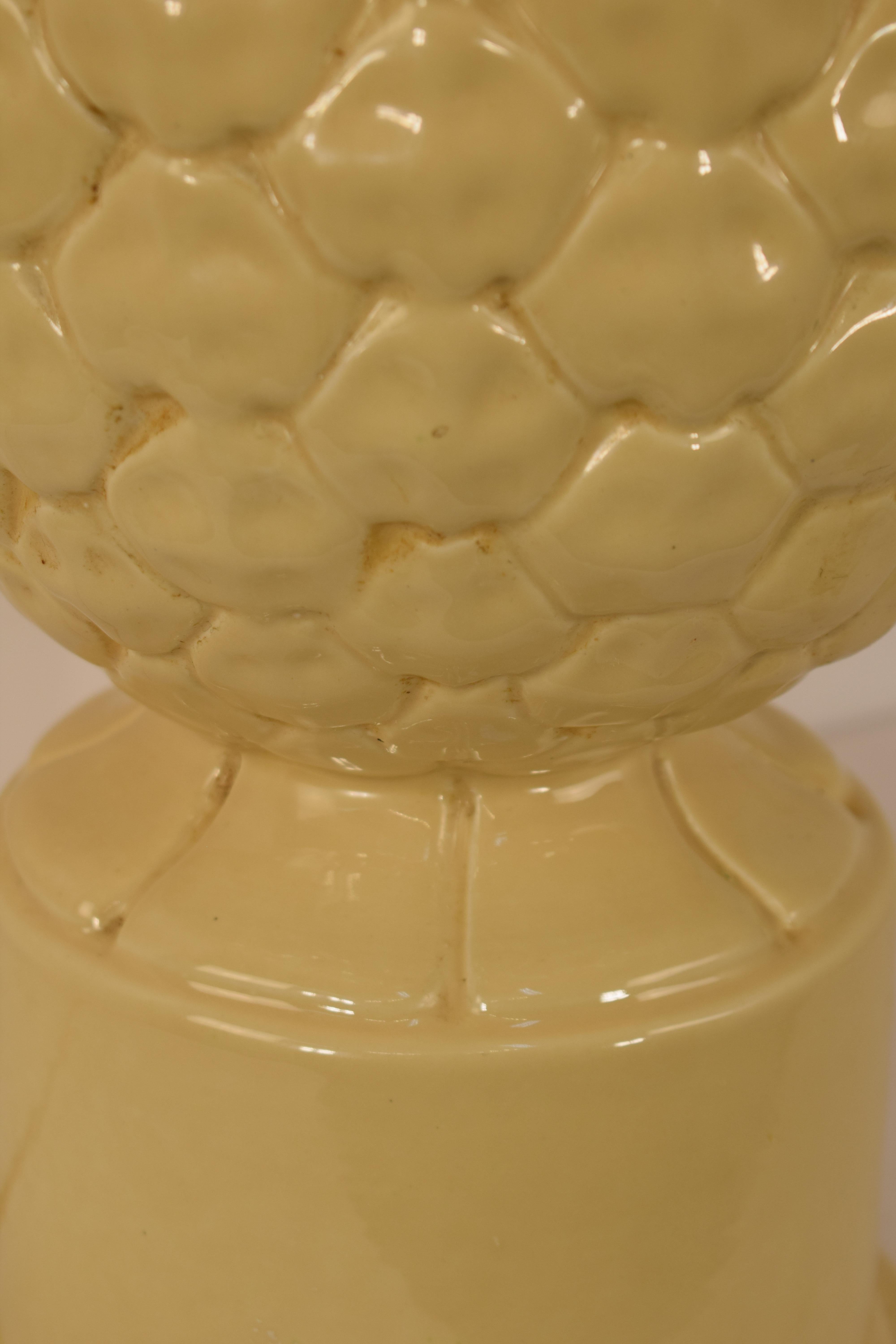 Italienische Keramik-Tischlampe, 1960er-Jahre im Angebot 6