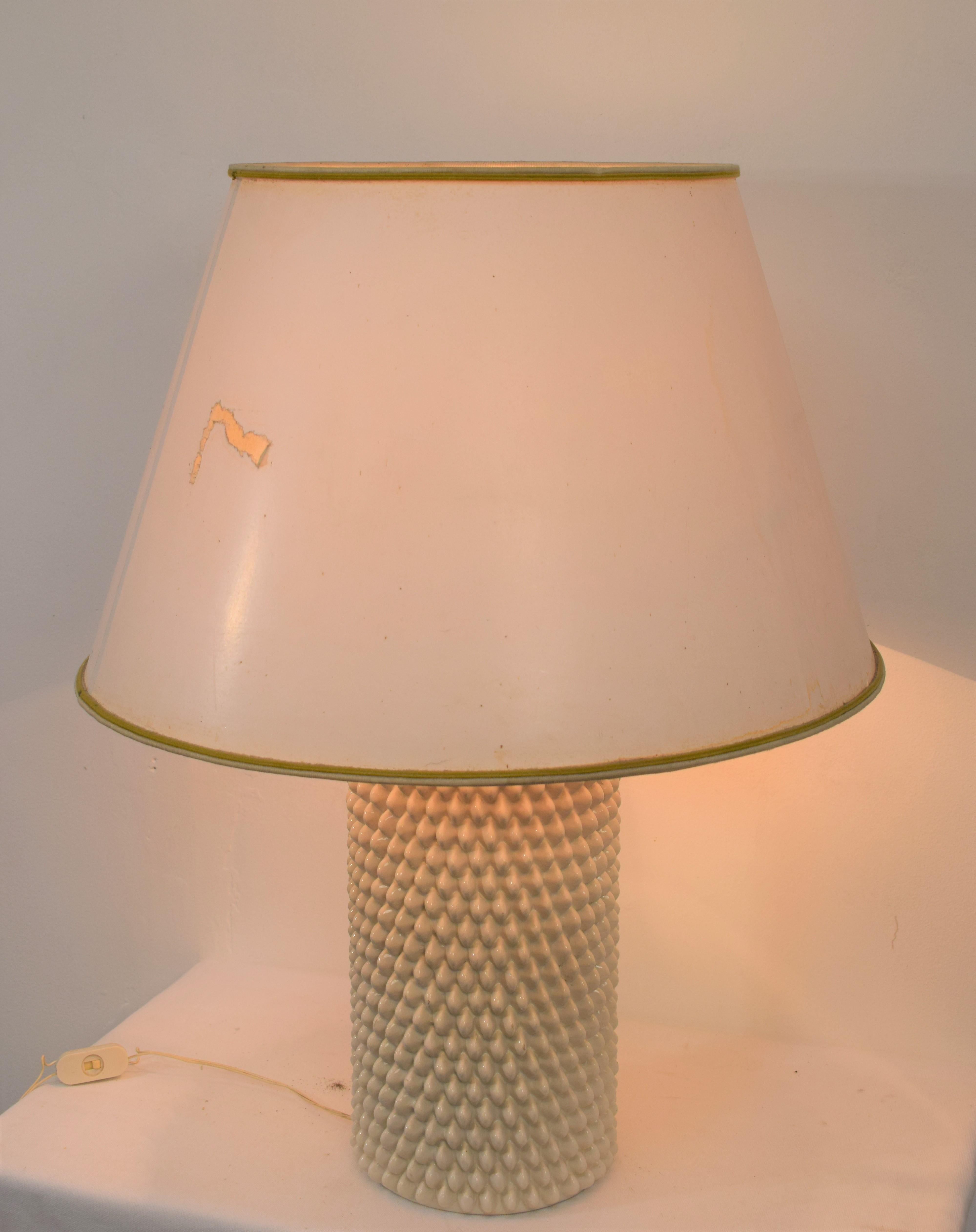Mid-Century Modern Italian Ceramic Table Lamp, 1960s