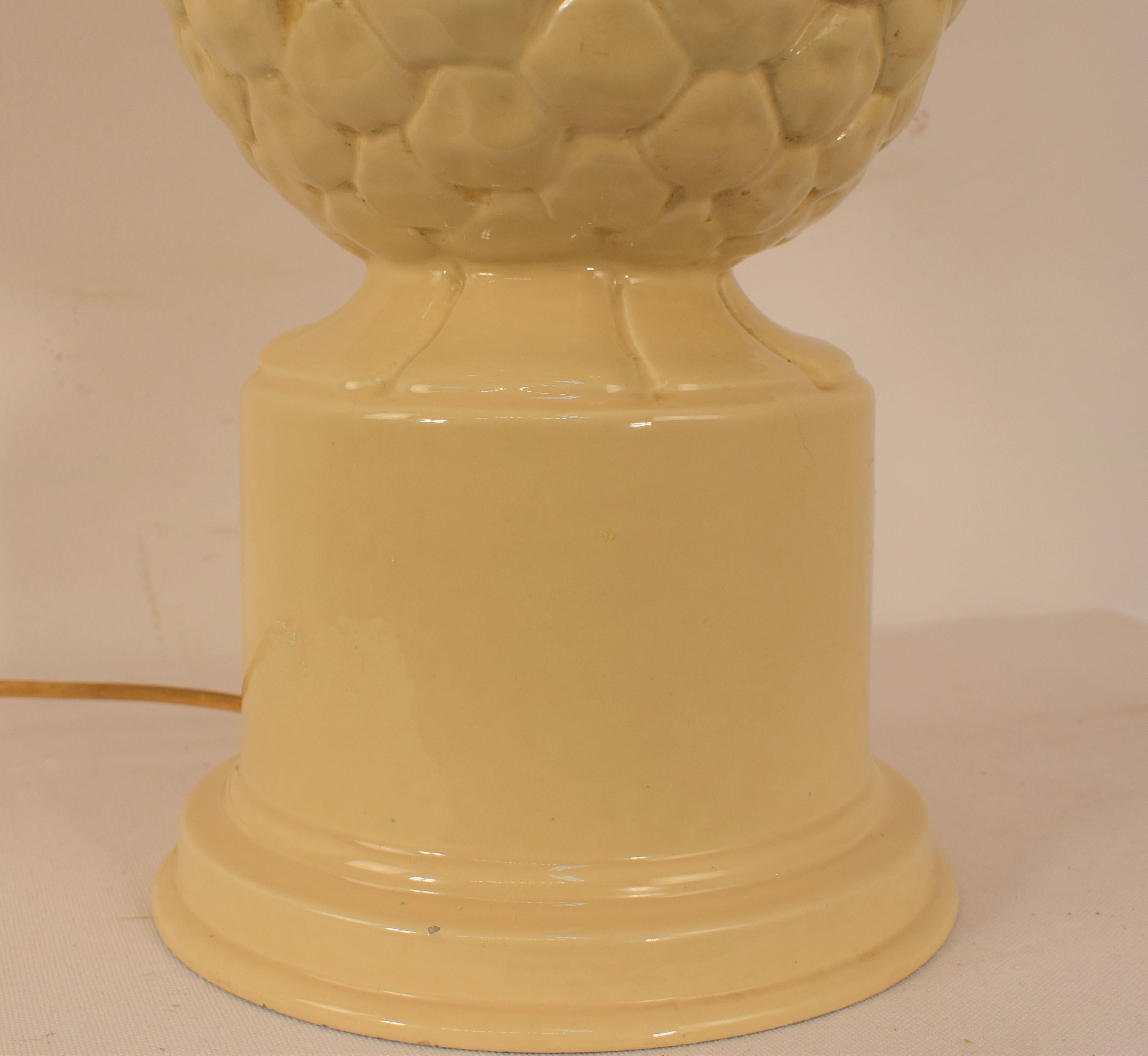 Mid-20th Century Italian Ceramic Table Lamp, 1960s For Sale
