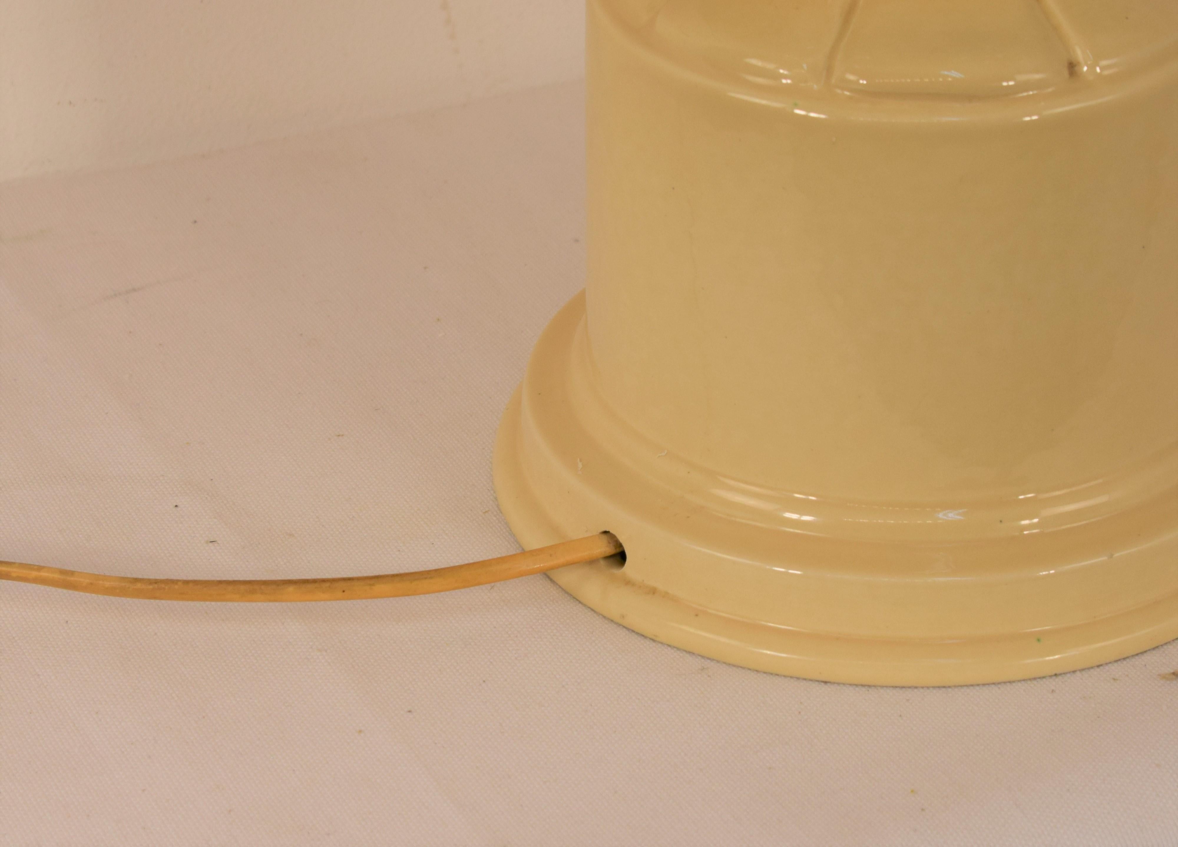 Italienische Keramik-Tischlampe, 1960er-Jahre im Angebot 2