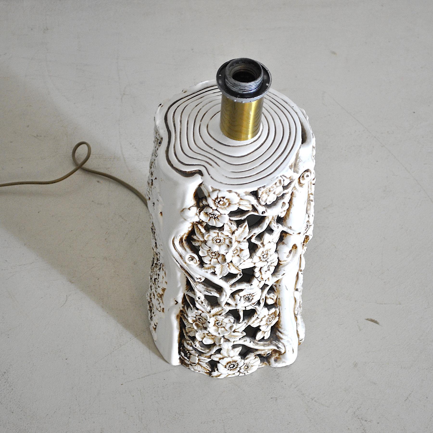 Italian Ceramic Table Lamp 60's For Sale 3