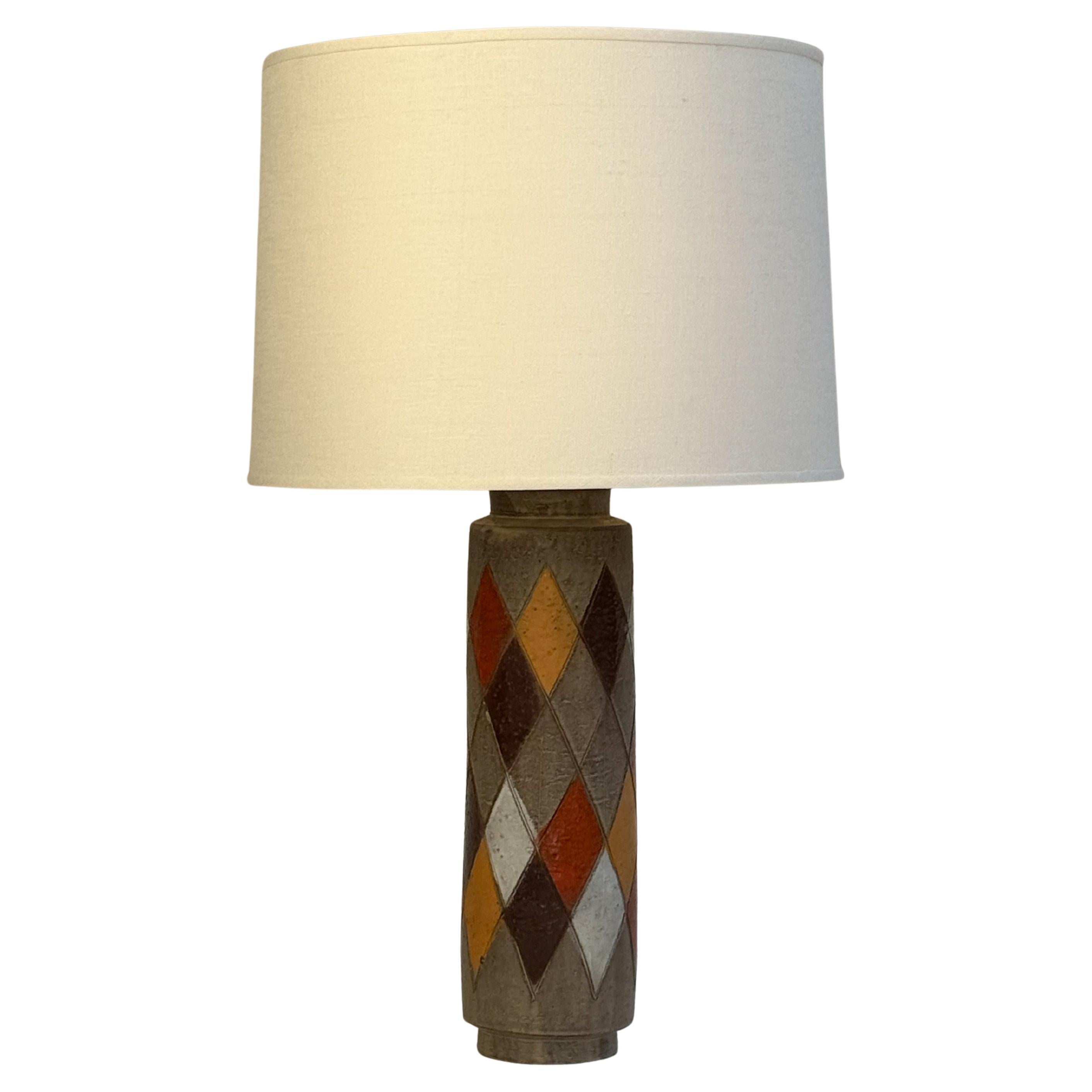 Italian Ceramic Table Lamp by Bitossi