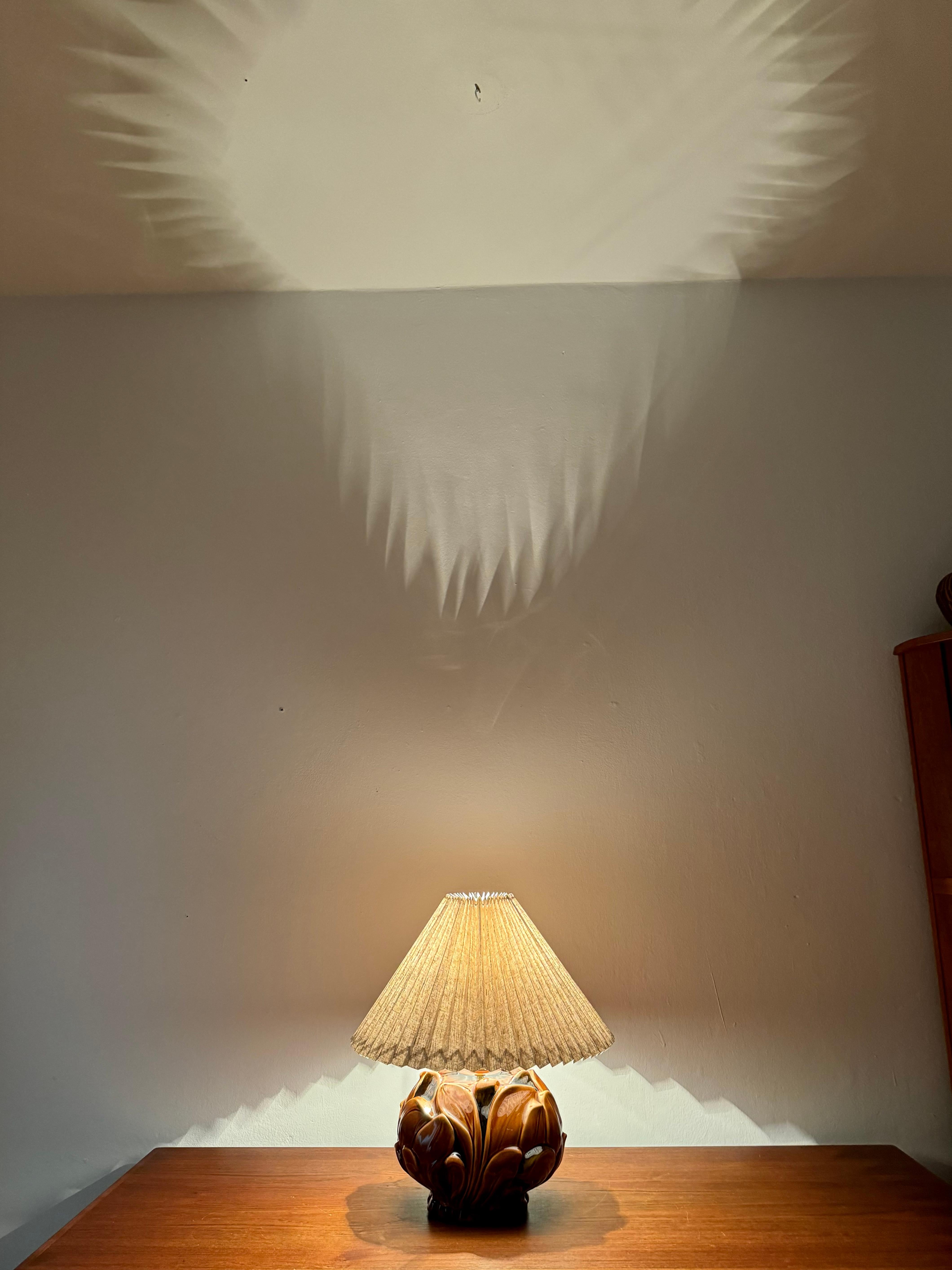 Italienische Keramik-Tischlampe im Angebot 4