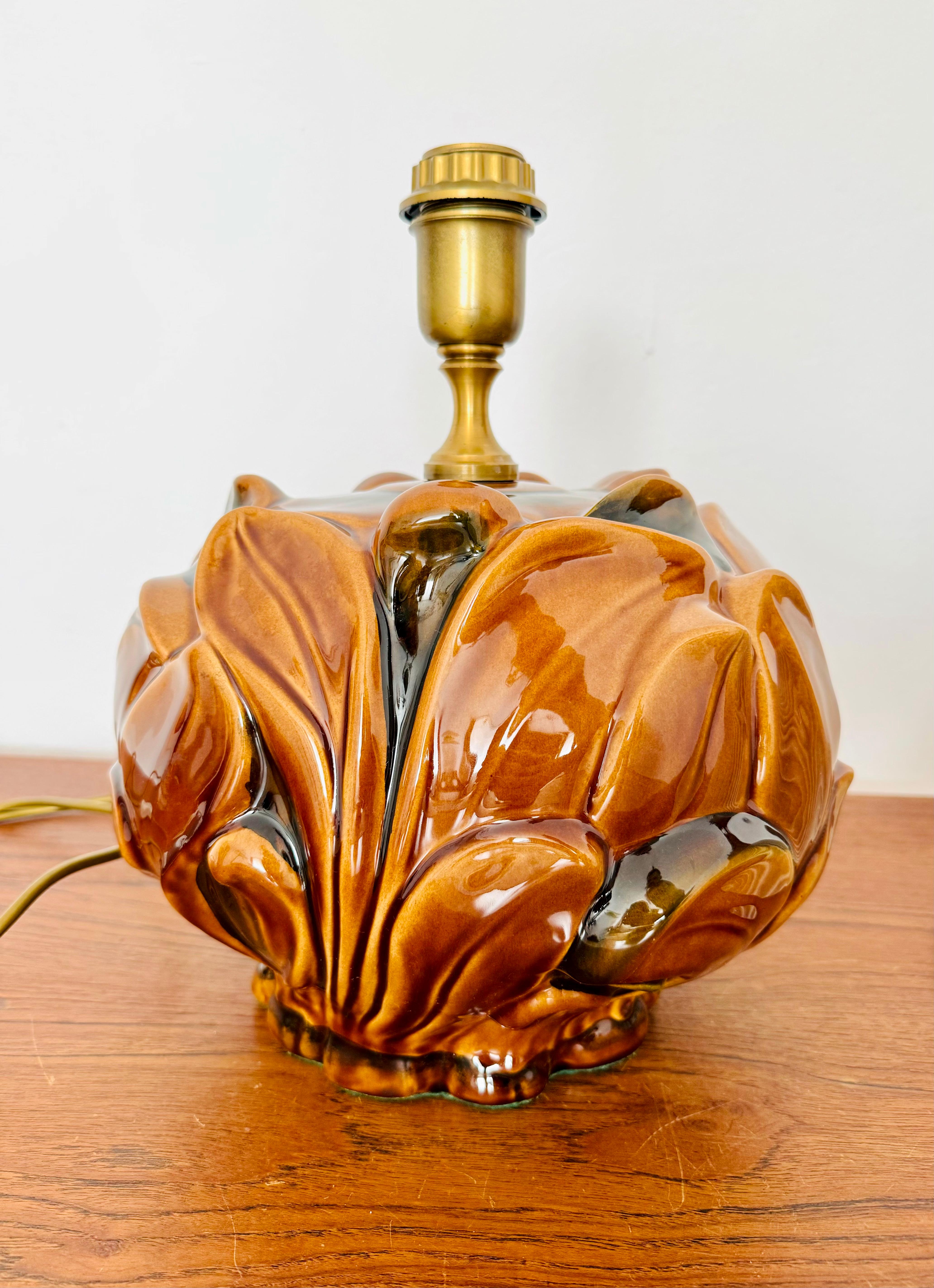 Italienische Keramik-Tischlampe im Angebot 7