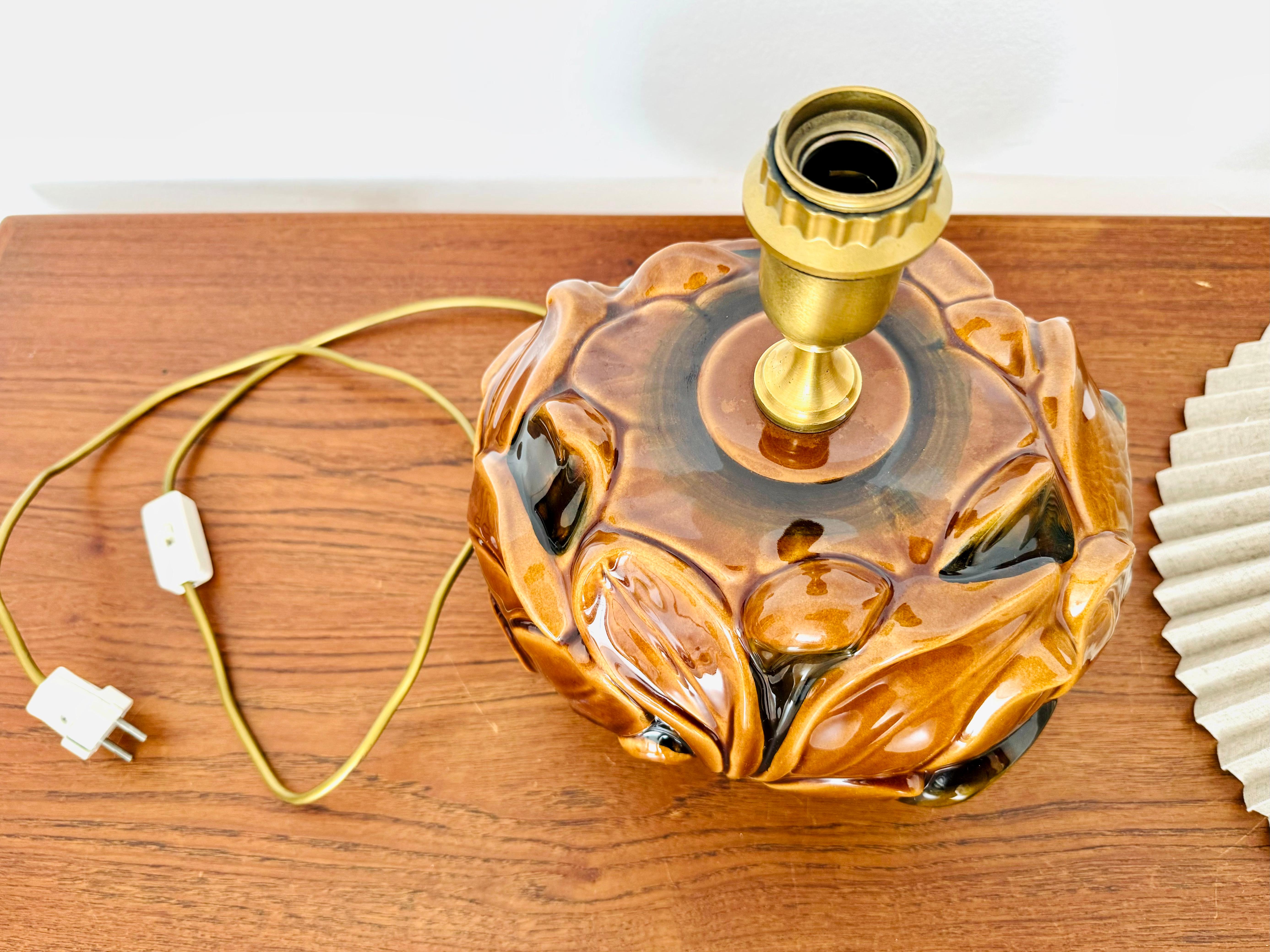 Italienische Keramik-Tischlampe im Angebot 8