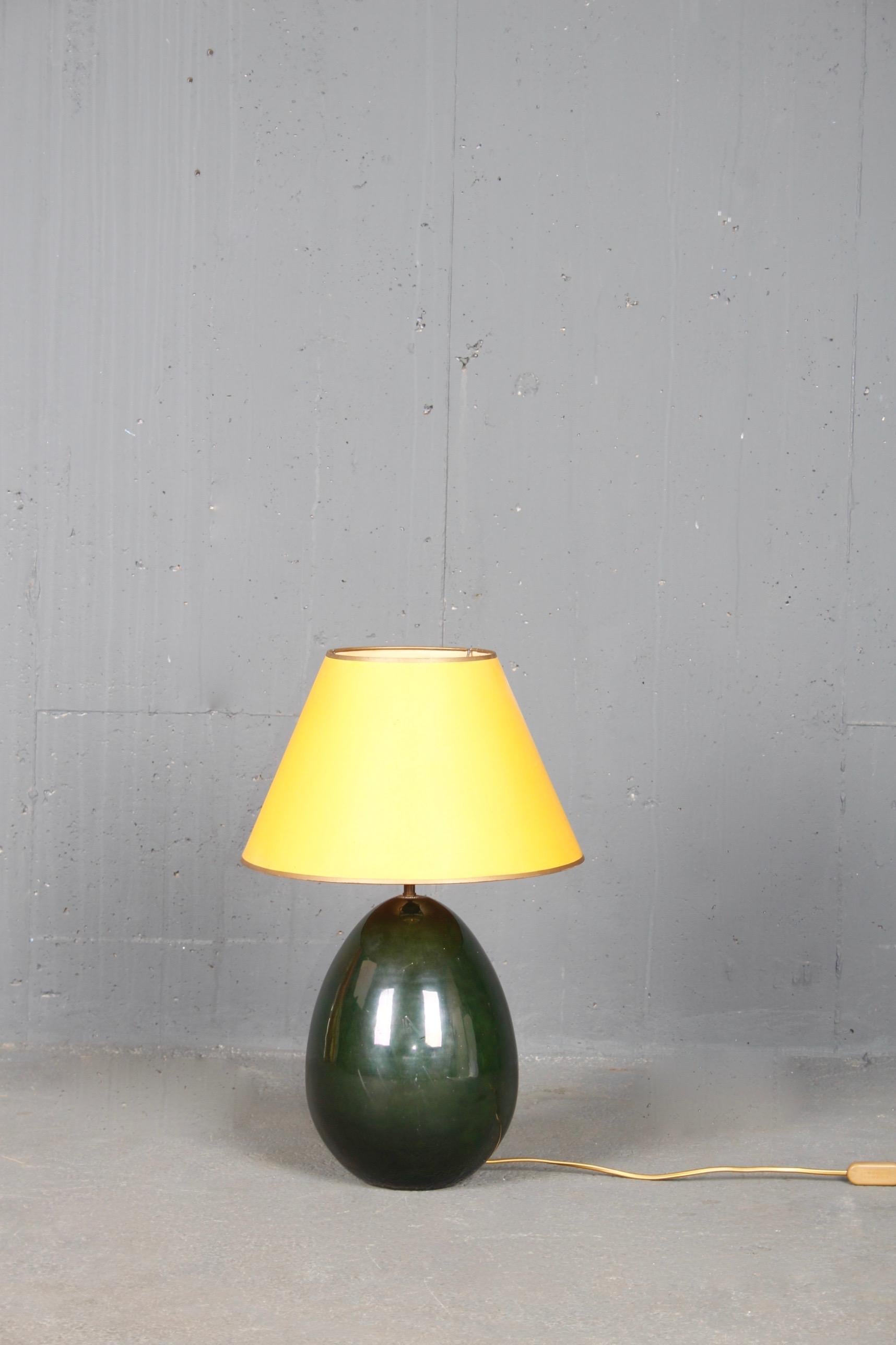 Italian Ceramic Table Lamp In Good Condition In grand Lancy, CH