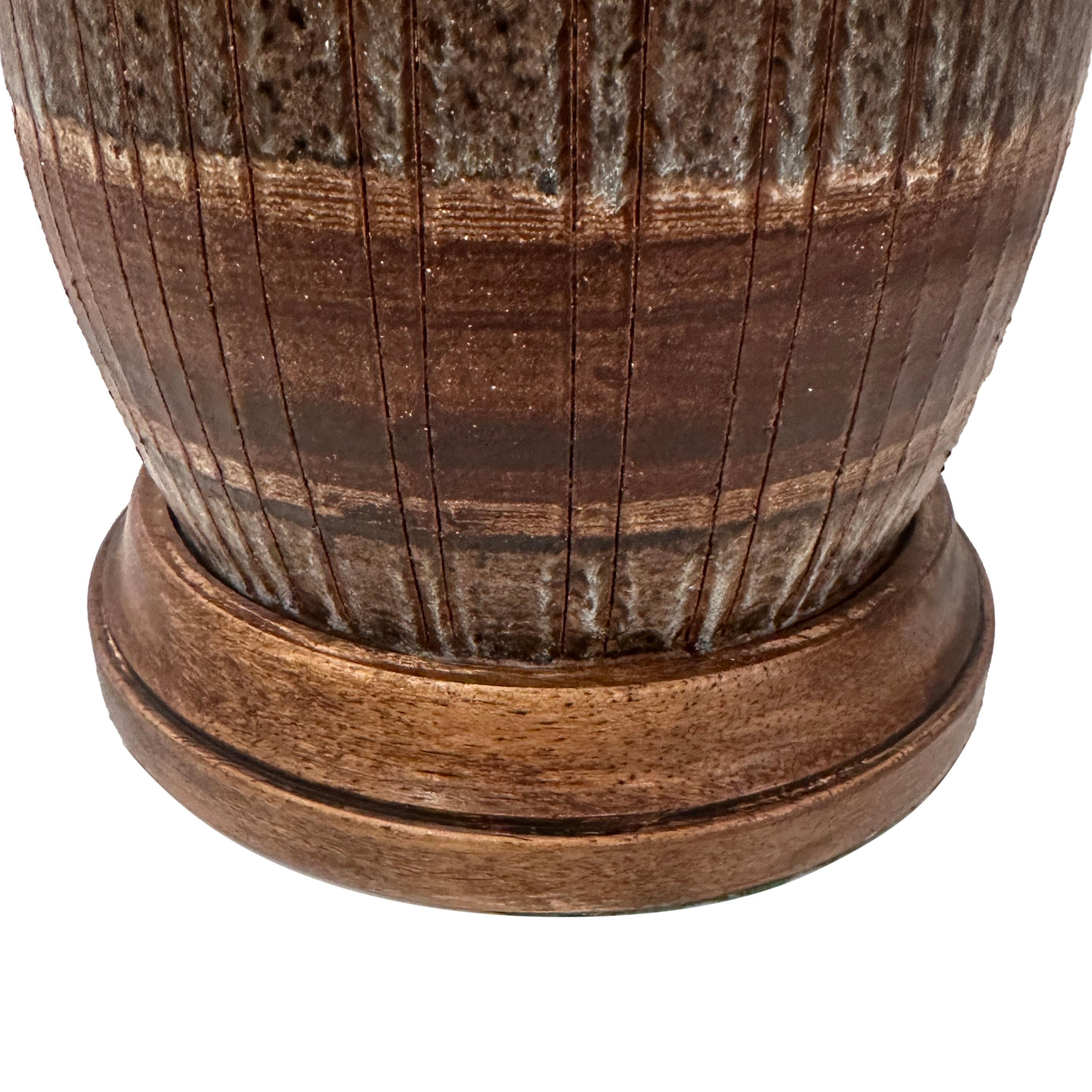 Lámpara de mesa de cerámica italiana en Bueno estado para la venta en New York, NY