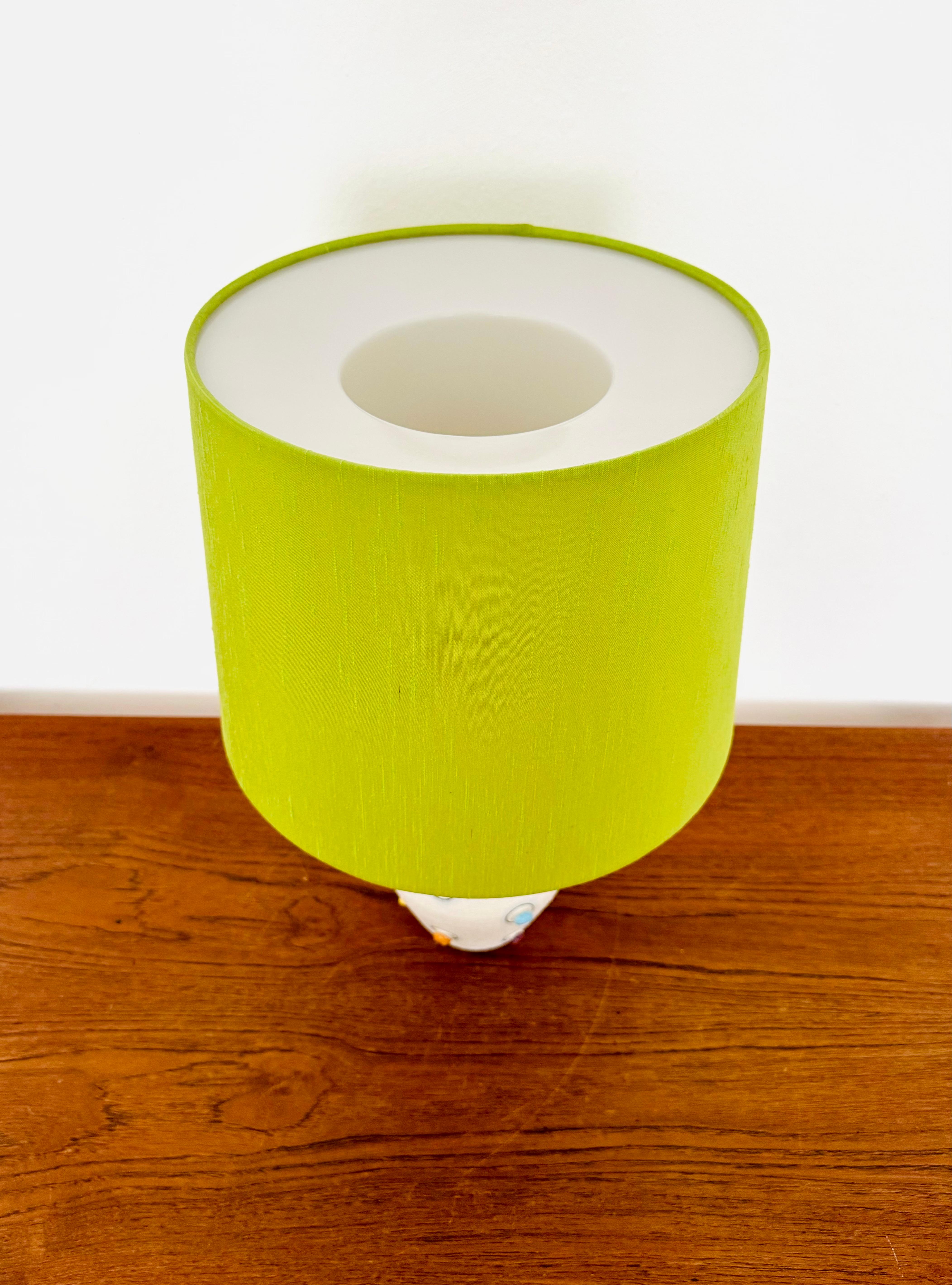 Milieu du XXe siècle Lampe de table italienne en céramique en vente