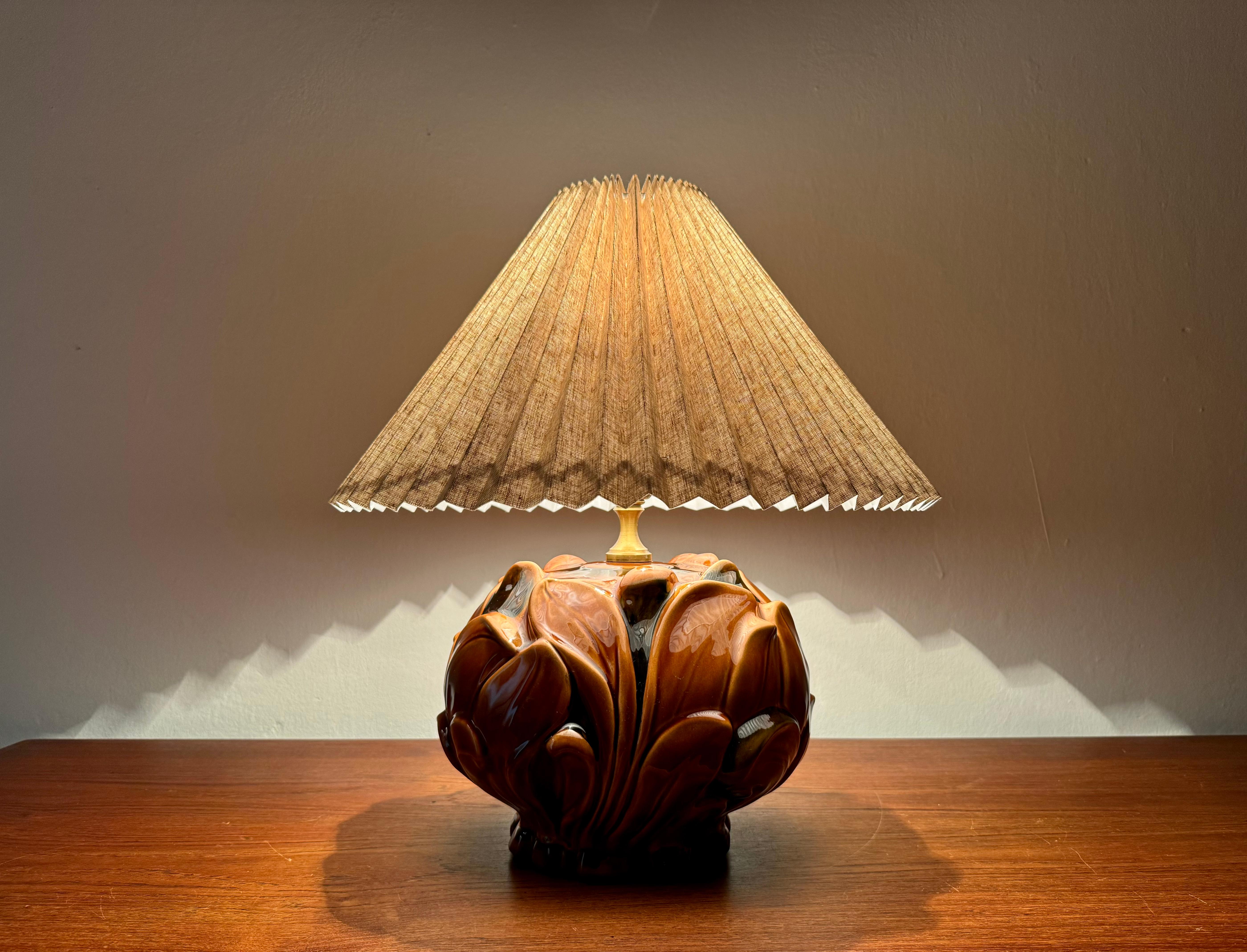 Italienische Keramik-Tischlampe im Angebot 2