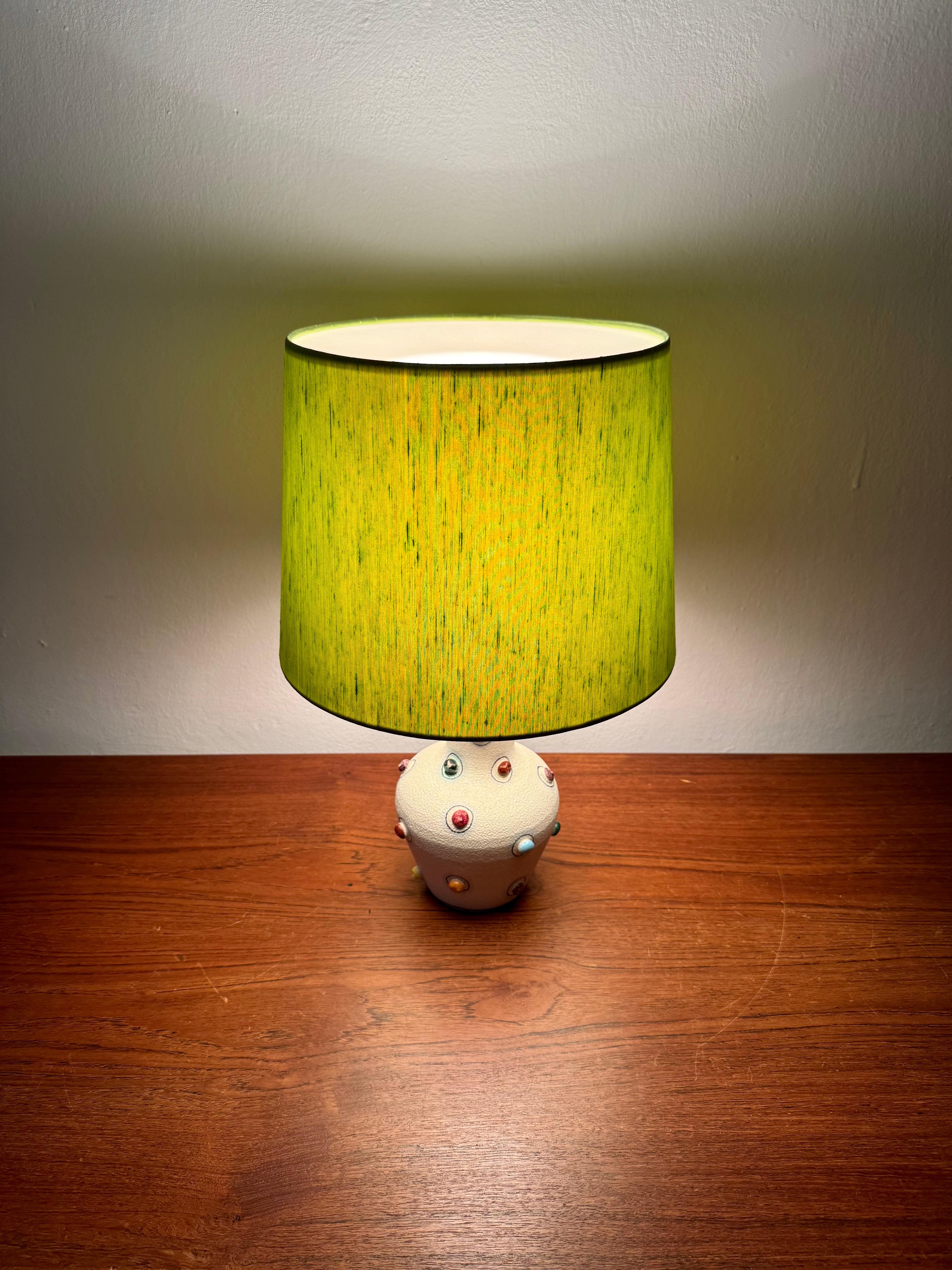 Lampe de table italienne en céramique en vente 3