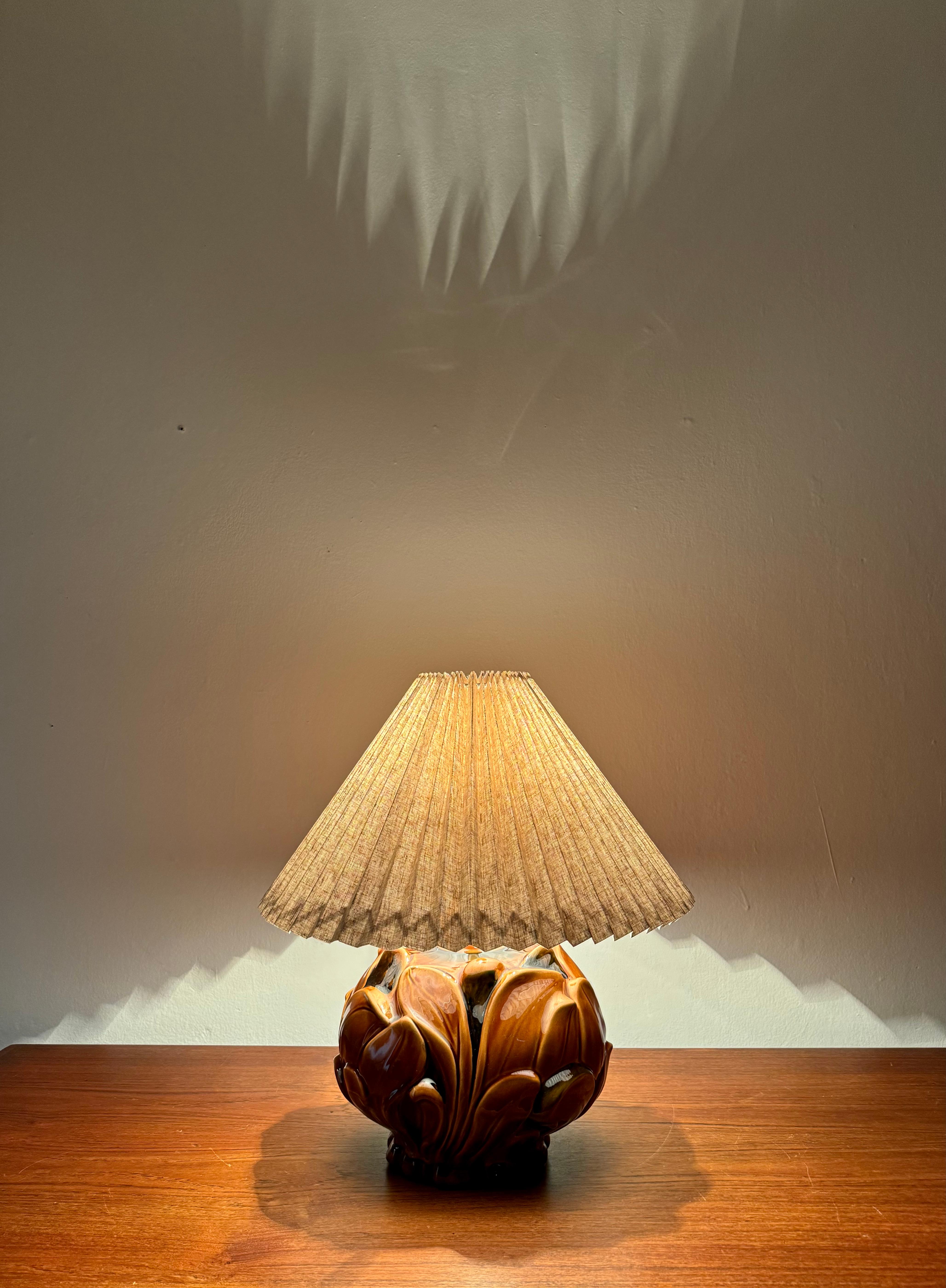 Italienische Keramik-Tischlampe im Angebot 3