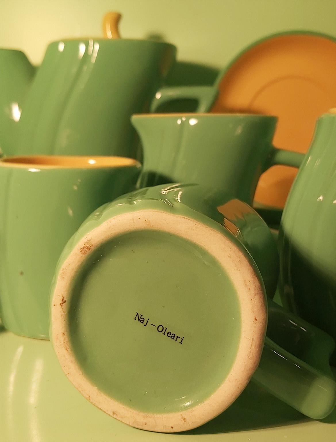 Italian Ceramic Tea Set ‘Memphis’ by Massimo Iosa Ghini for Naj Oleari, 1985 2