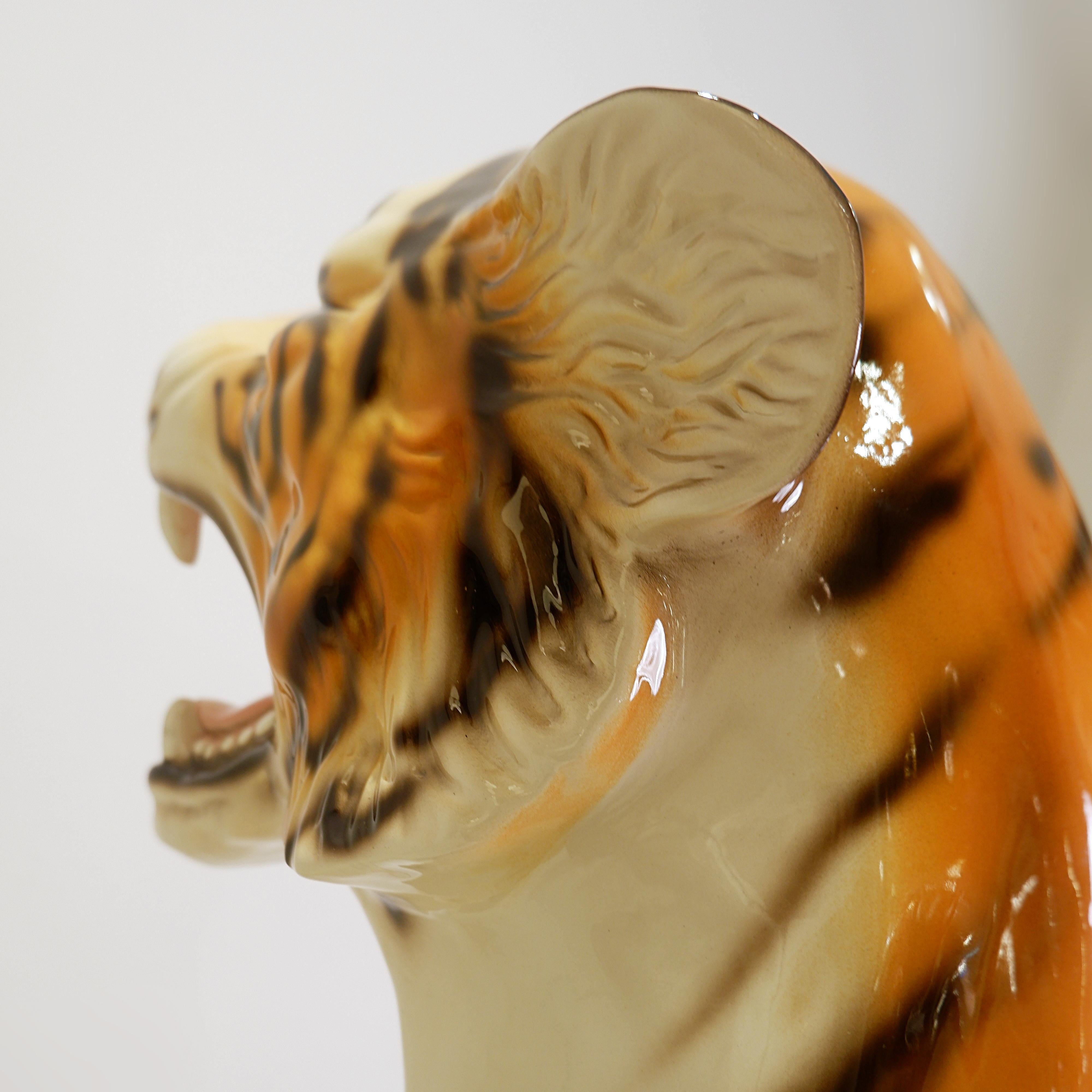 Italienischer Keramik-Tiger - 21. im Angebot 8