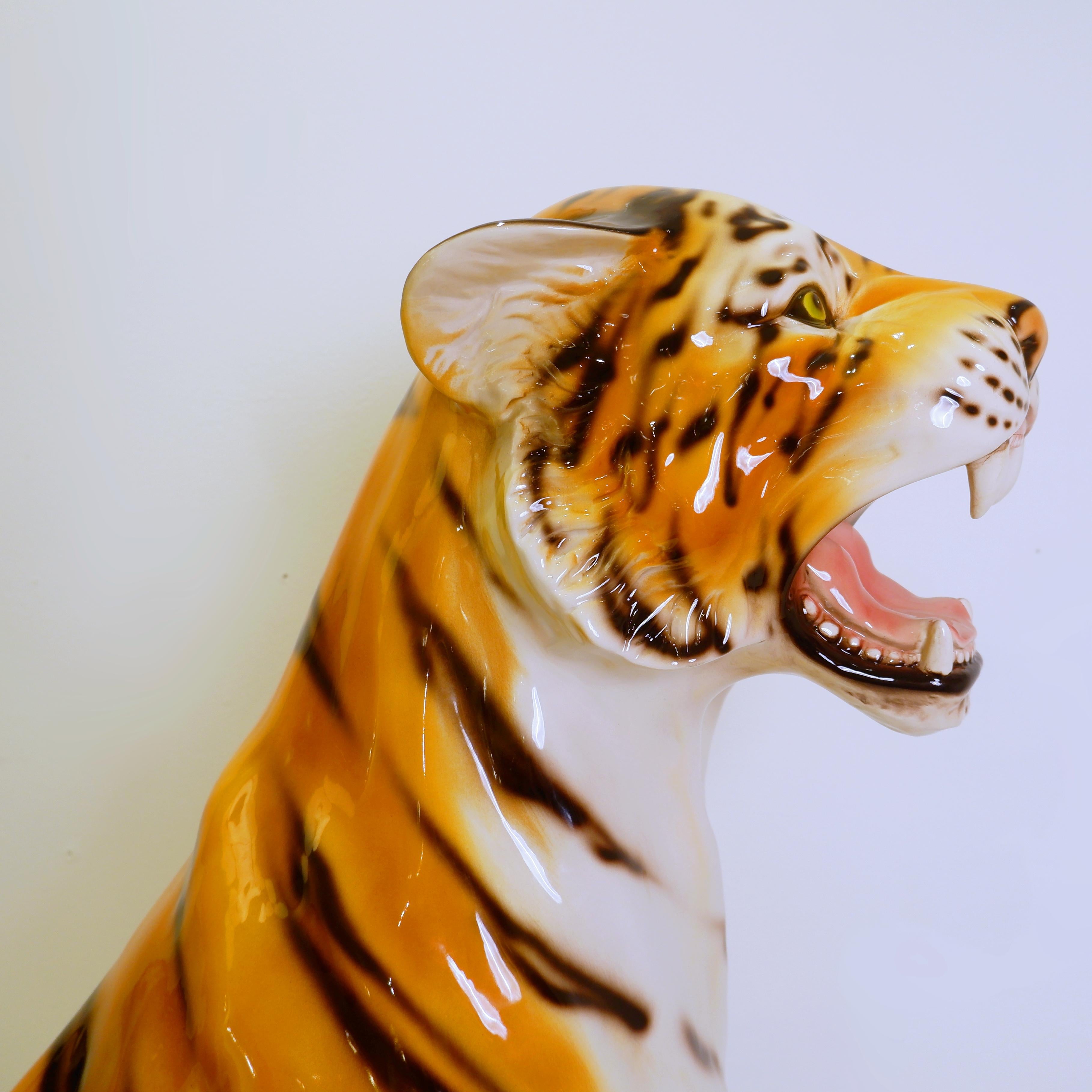 Italienischer Keramik-Tiger - 21. im Angebot 10