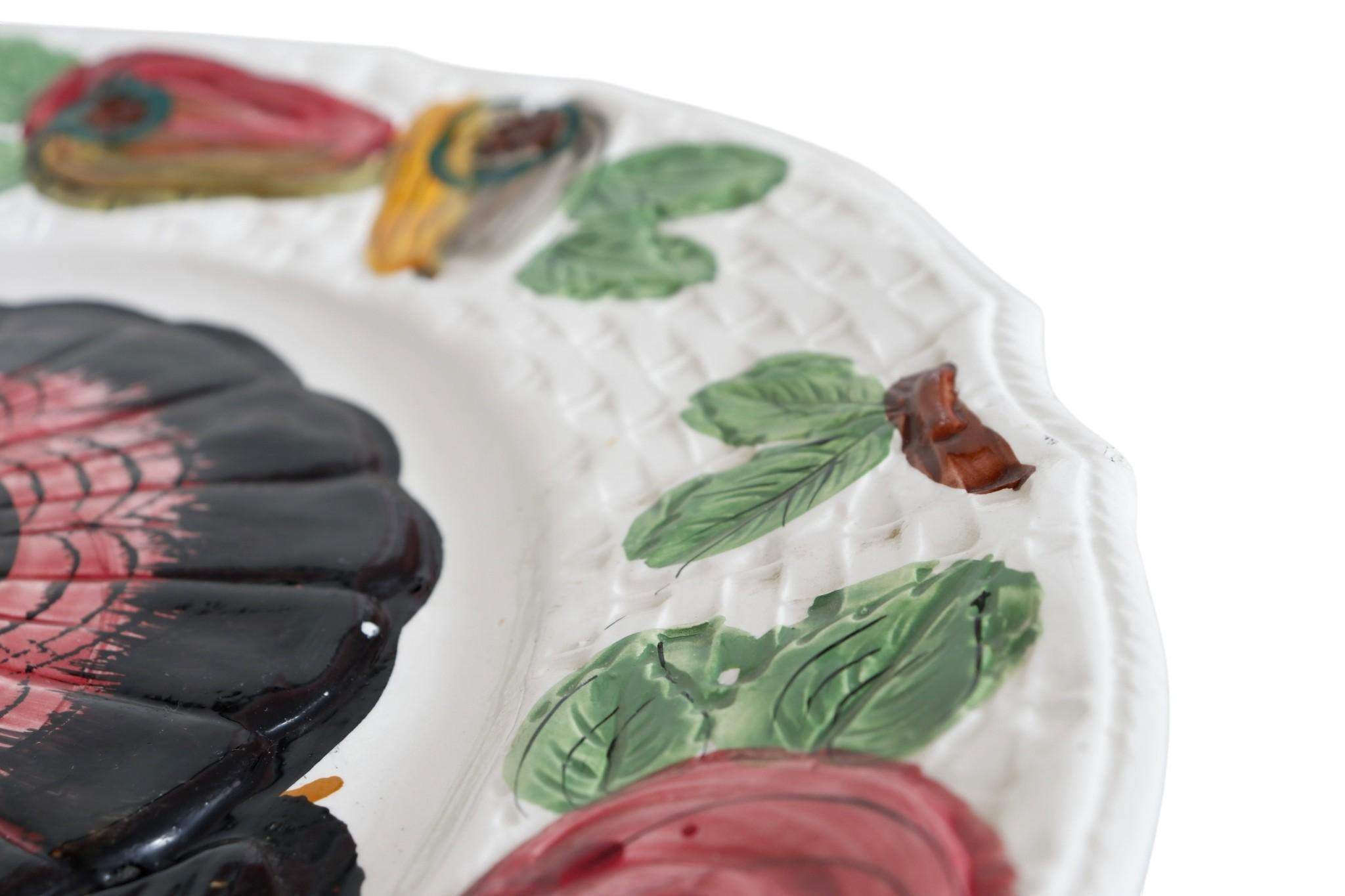 Plat à dinde italien en céramique en vente 1