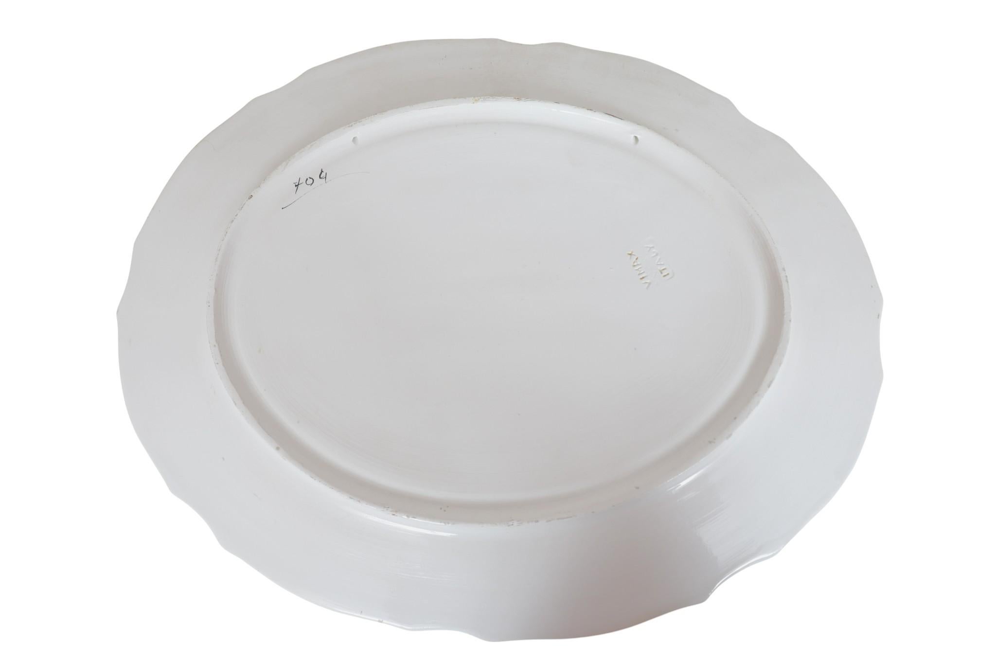 Plat à dinde italien en céramique en vente 3